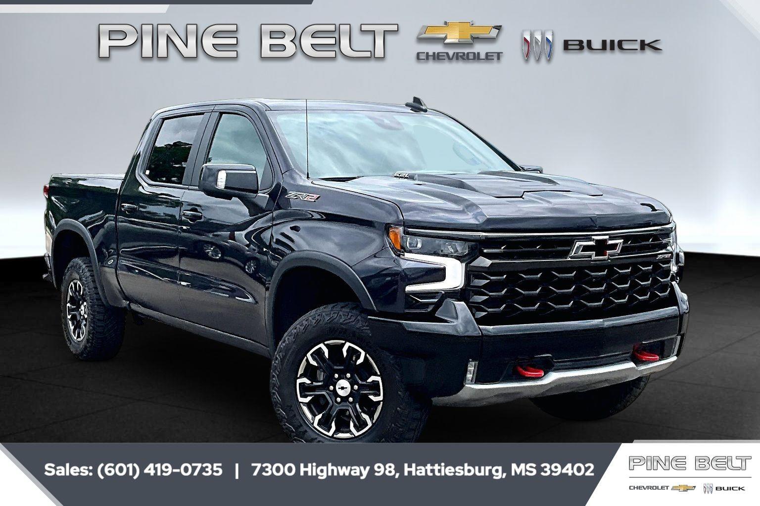 Dark Ash Metallic 2023 Chevrolet Silverado 1500 Pickup Truck Four-Wheel Drive Automatic