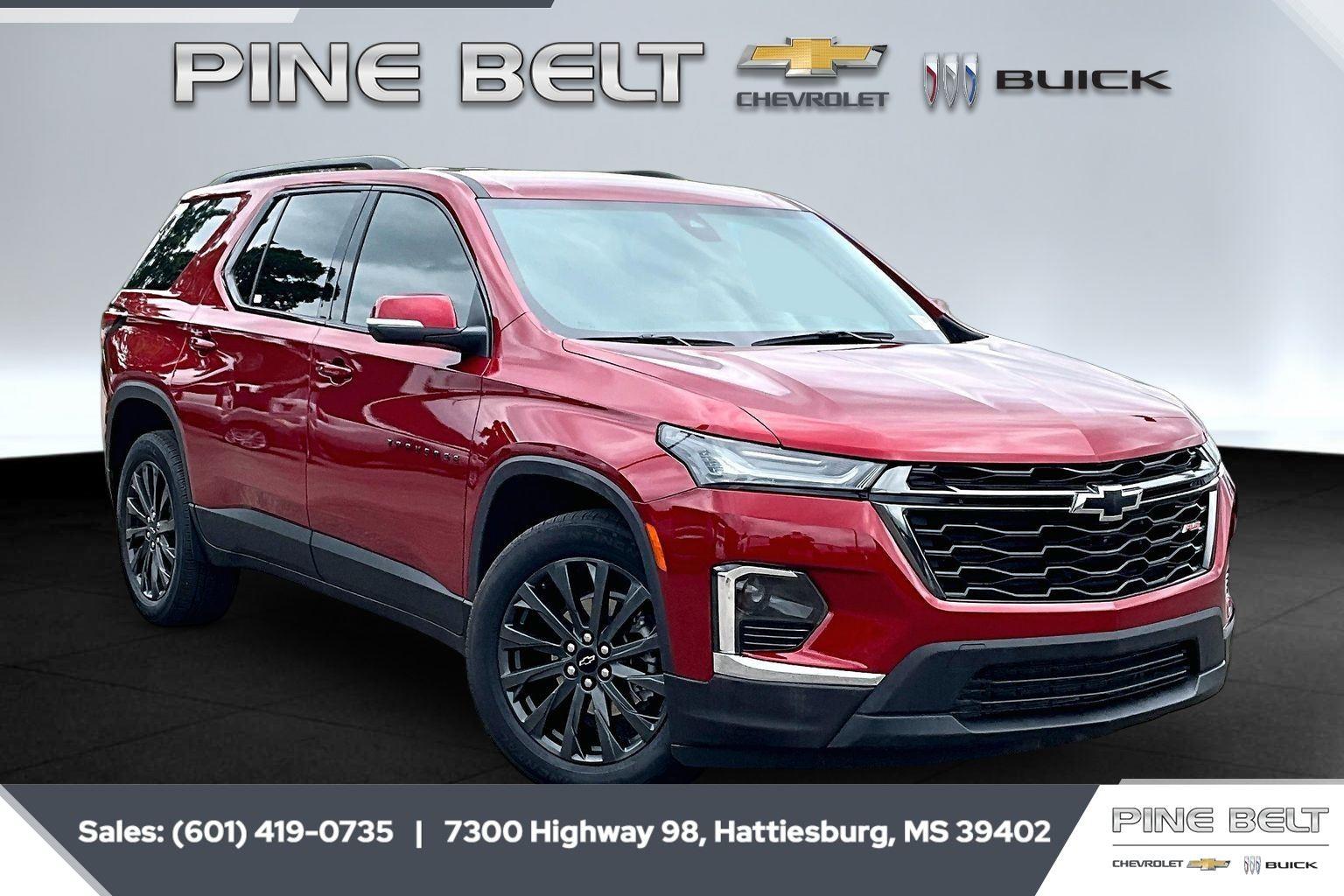 Radiant Red Tintcoat 2023 Chevrolet Traverse RS FWD SUV / Crossover Front-Wheel Drive 9-Speed Automatic