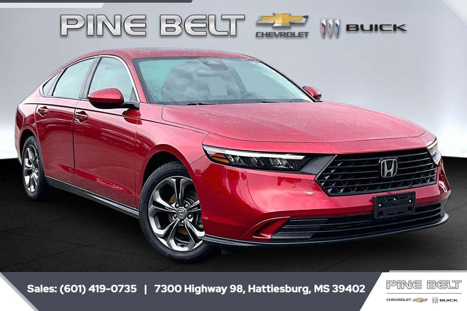Radiant Red Metallic 2023 Honda Accord Sedan Front-Wheel Drive Continuously Variable Transmission