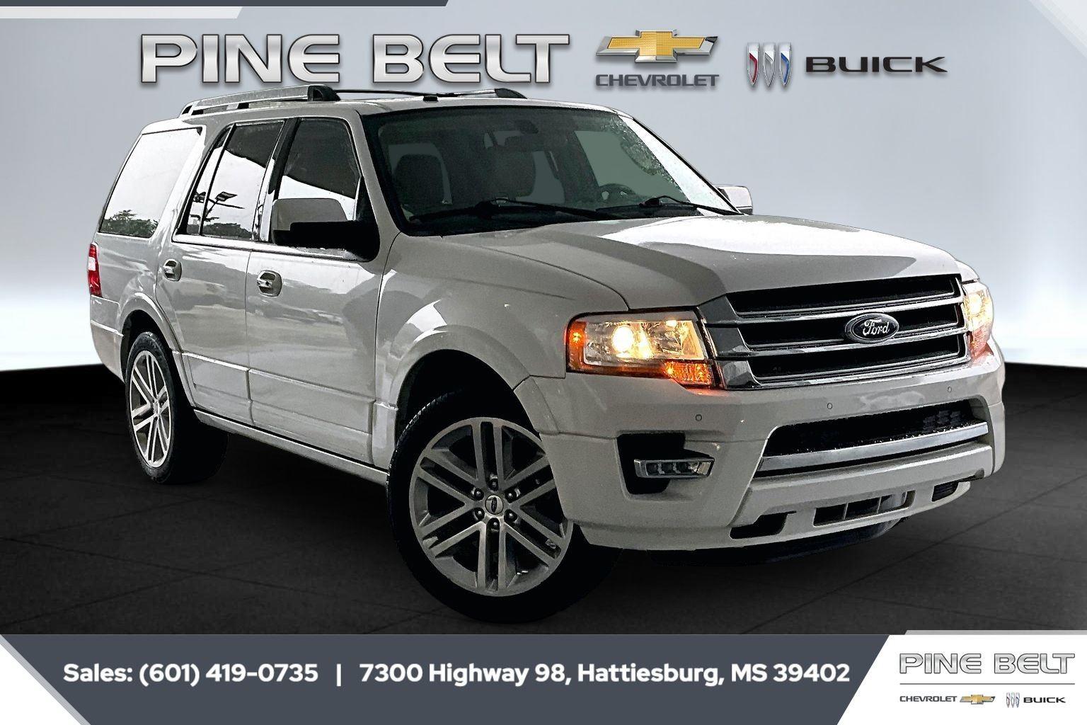 White Platinum Metallic Tri-Coat 2017 Ford Expedition Limited SUV / Crossover 4X2 6-Speed Automatic