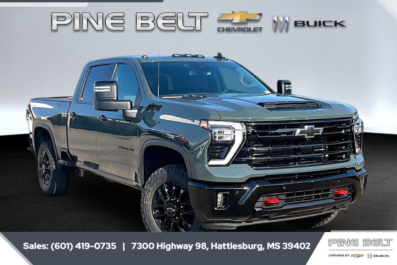 Cypress Gray 2026 Chevrolet Silverado 2500HD LT Crew Cab 4WD Pickup Truck Four-Wheel Drive Automatic