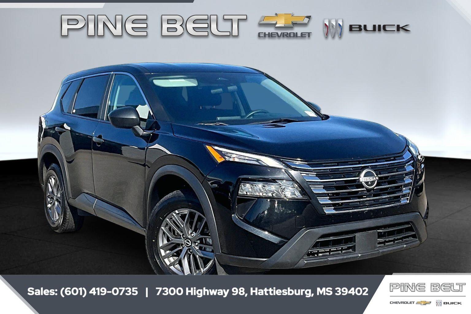 Super Black 2024 Nissan Rogue SUV / Crossover All-Wheel Drive Continuously Variable Transmission