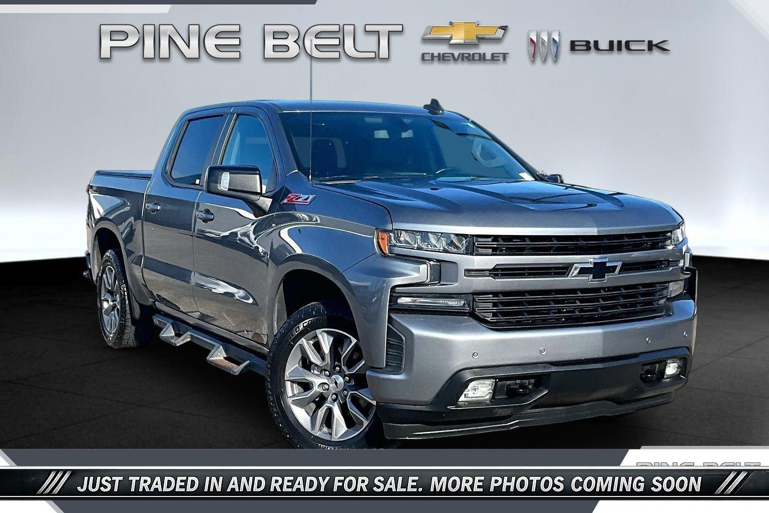 Gray (Satin Steel Metallic) 2020 Chevrolet Silverado 1500 Pickup Truck Four-Wheel Drive 8-Speed Automatic