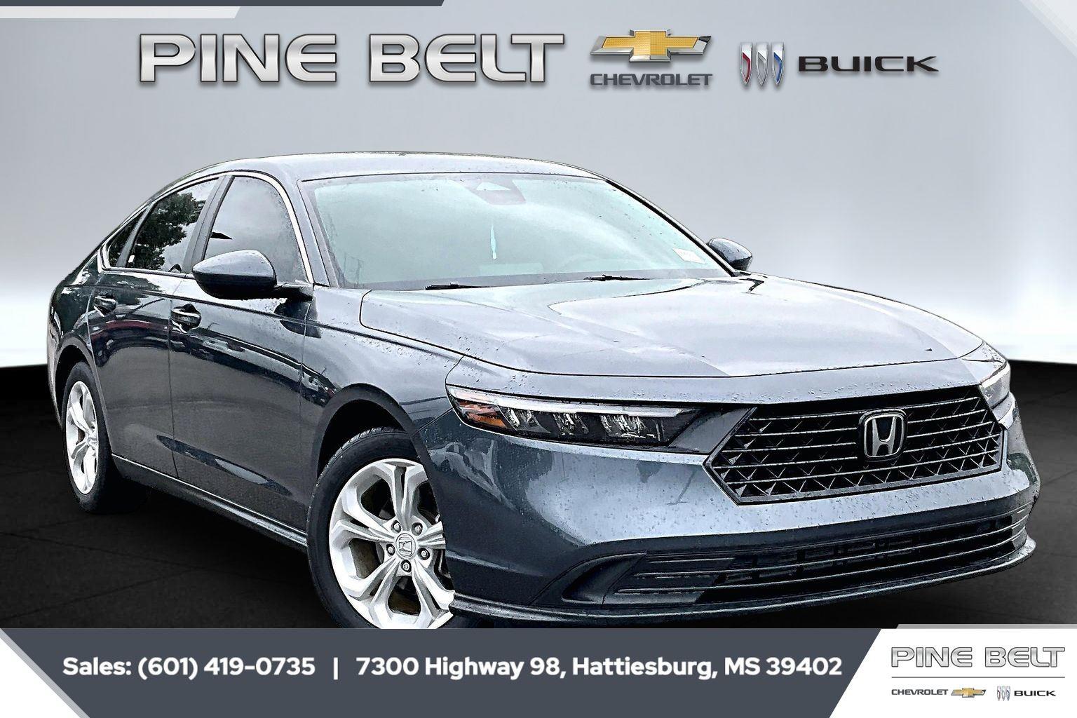 Meteorite Gray Metallic 2023 Honda Accord Sedan Front-Wheel Drive Continuously Variable Transmission