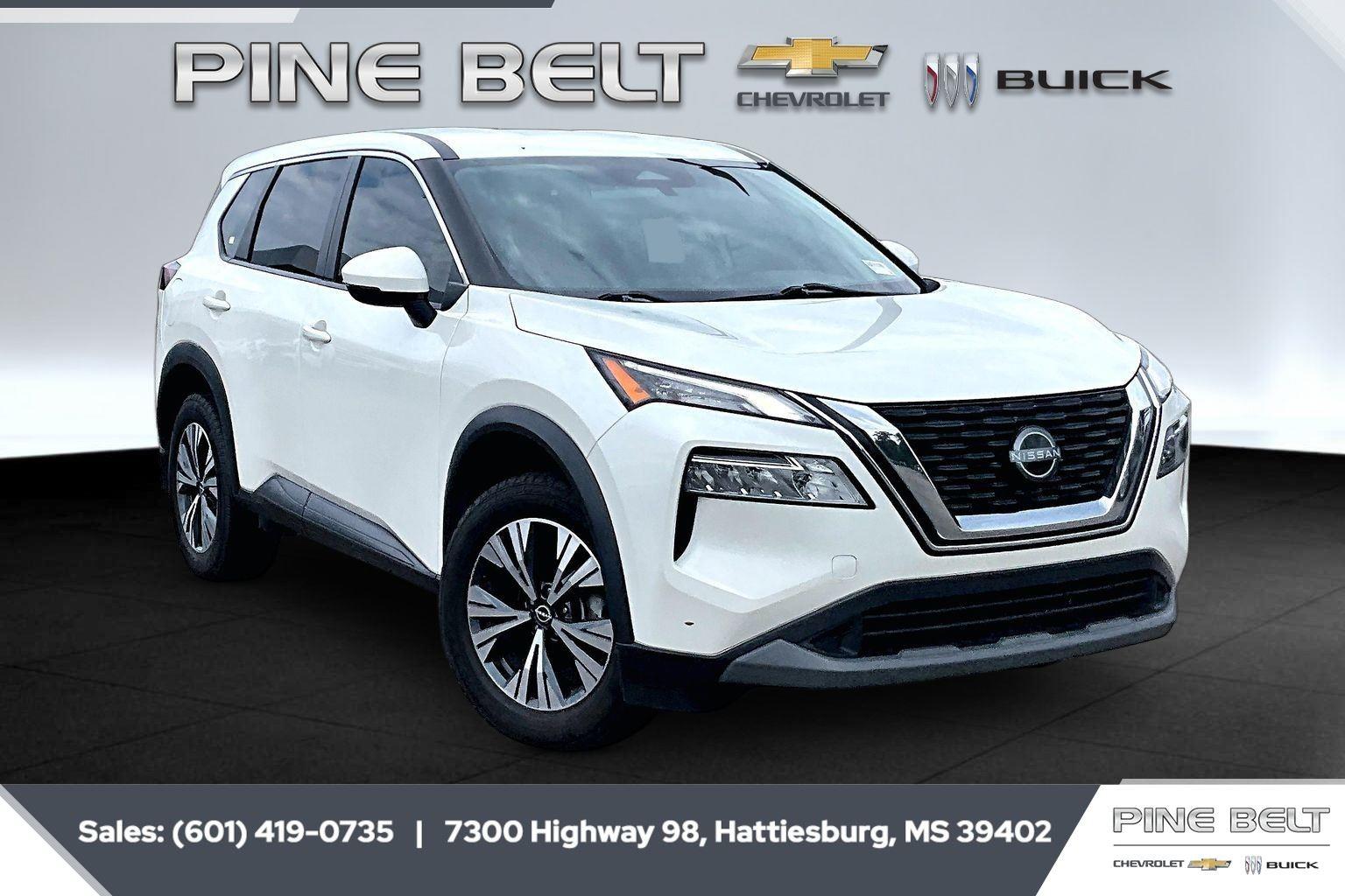 Pearl White Tricoat 2022 Nissan Rogue SUV / Crossover Front-Wheel Drive Continuously Variable Transmission