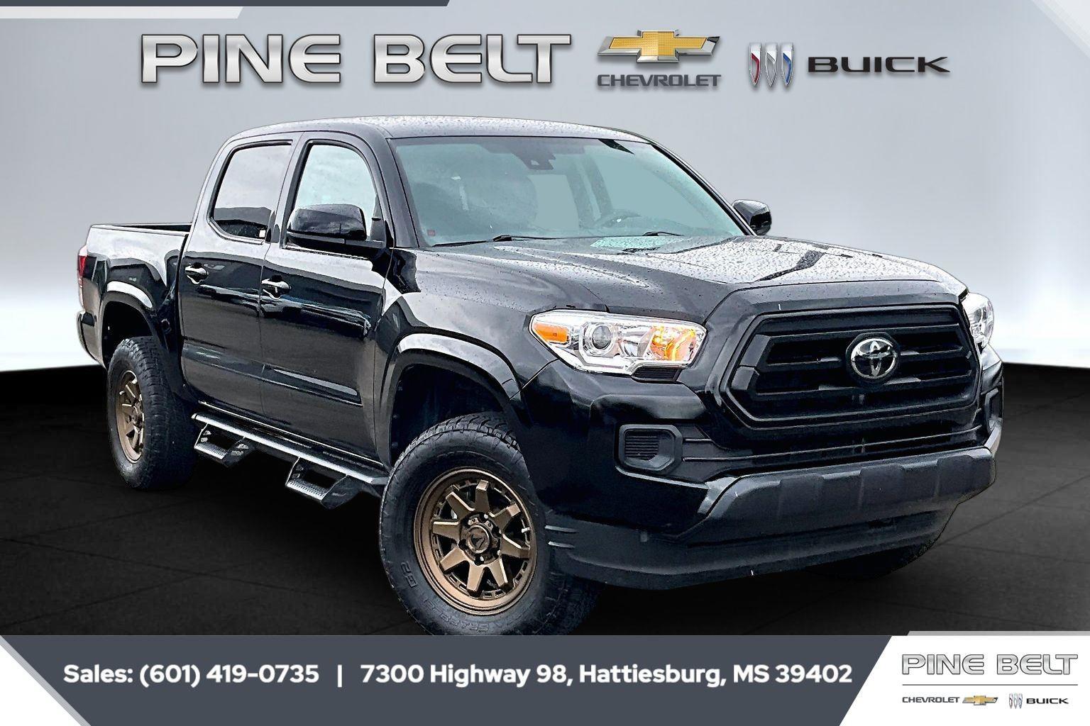 Black 2023 Toyota Tacoma Pickup Truck Four-Wheel Drive 6-Speed Automatic