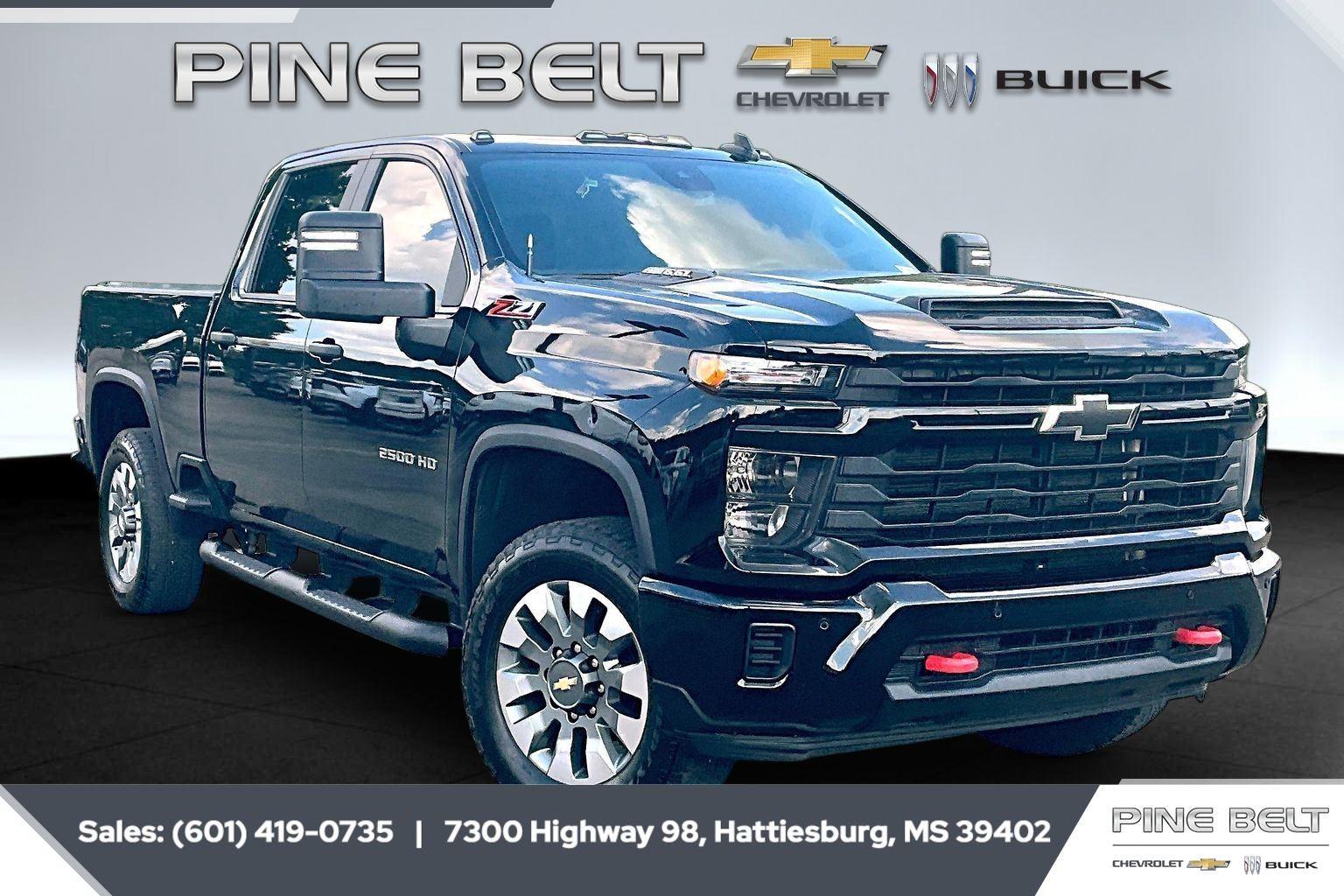 Black 2026 Chevrolet Silverado 2500HD Pickup Truck Four-Wheel Drive Automatic