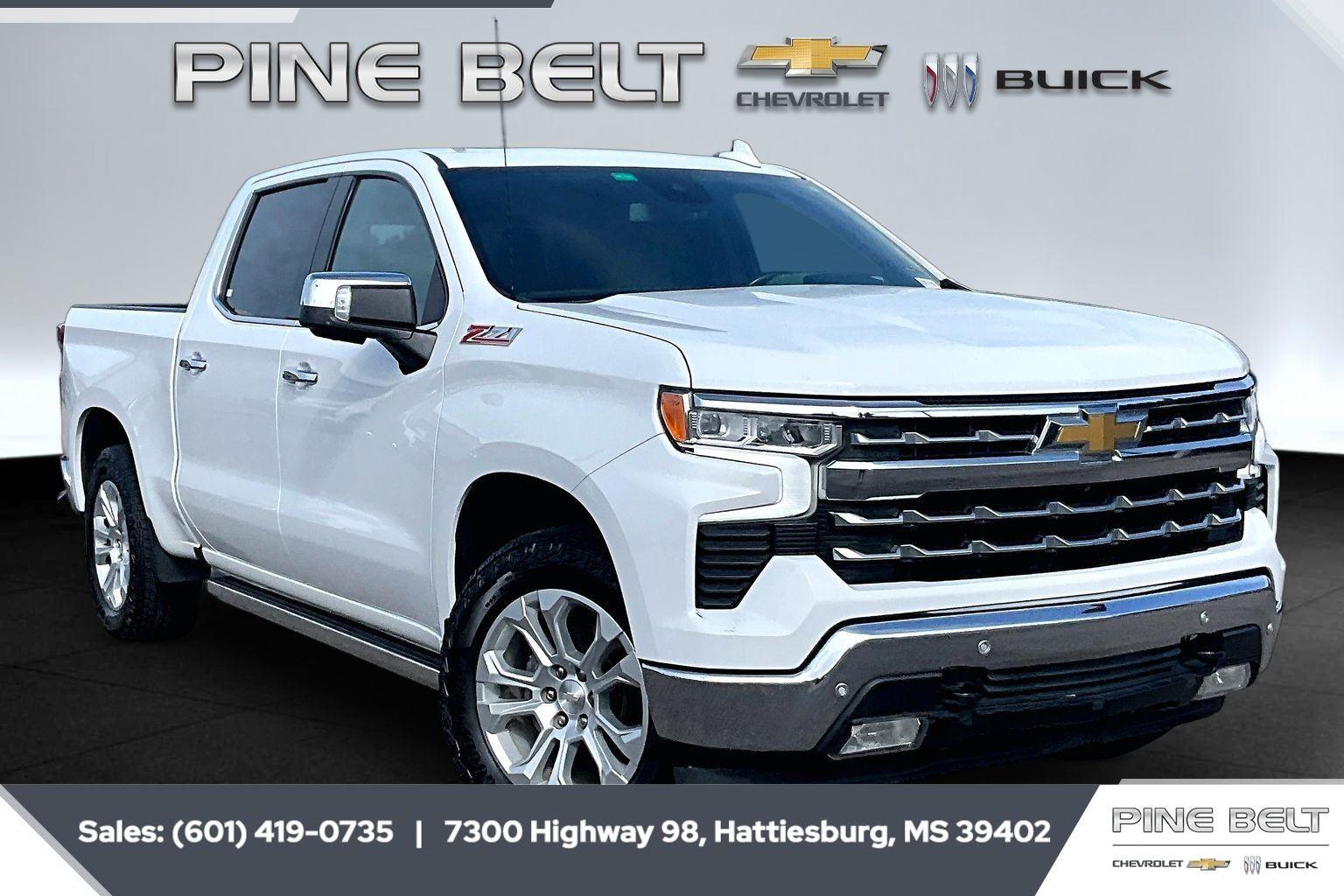 Black 2022 Chevrolet Silverado 1500 Pickup Truck Four-Wheel Drive Automatic