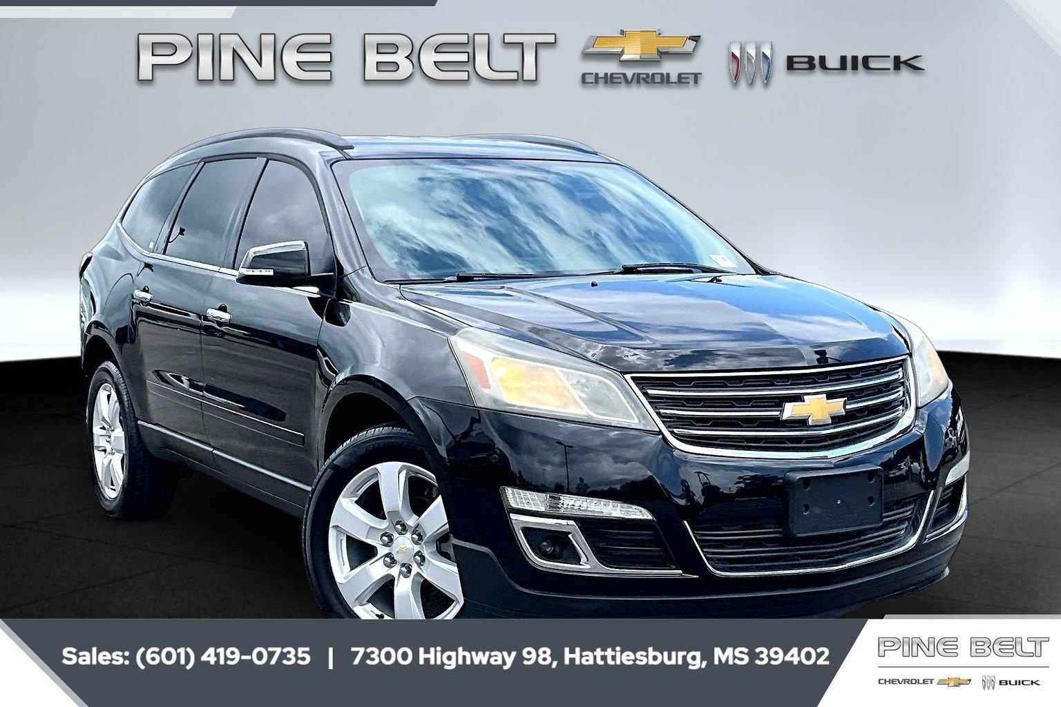 Mosaic Black Metallic 2017 Chevrolet Traverse SUV / Crossover Front-Wheel Drive 6-Speed Automatic