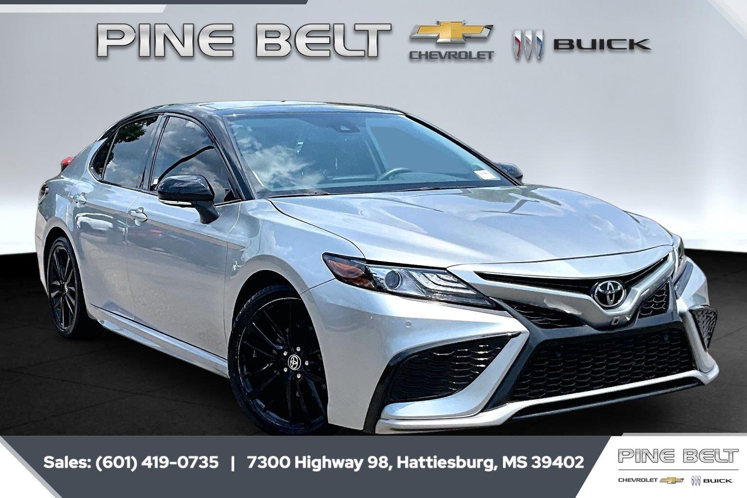 Celestial Silver Metallic/Midnight Black Metallic 2023 Toyota Camry Sedan Front-Wheel Drive 8-Speed Automatic