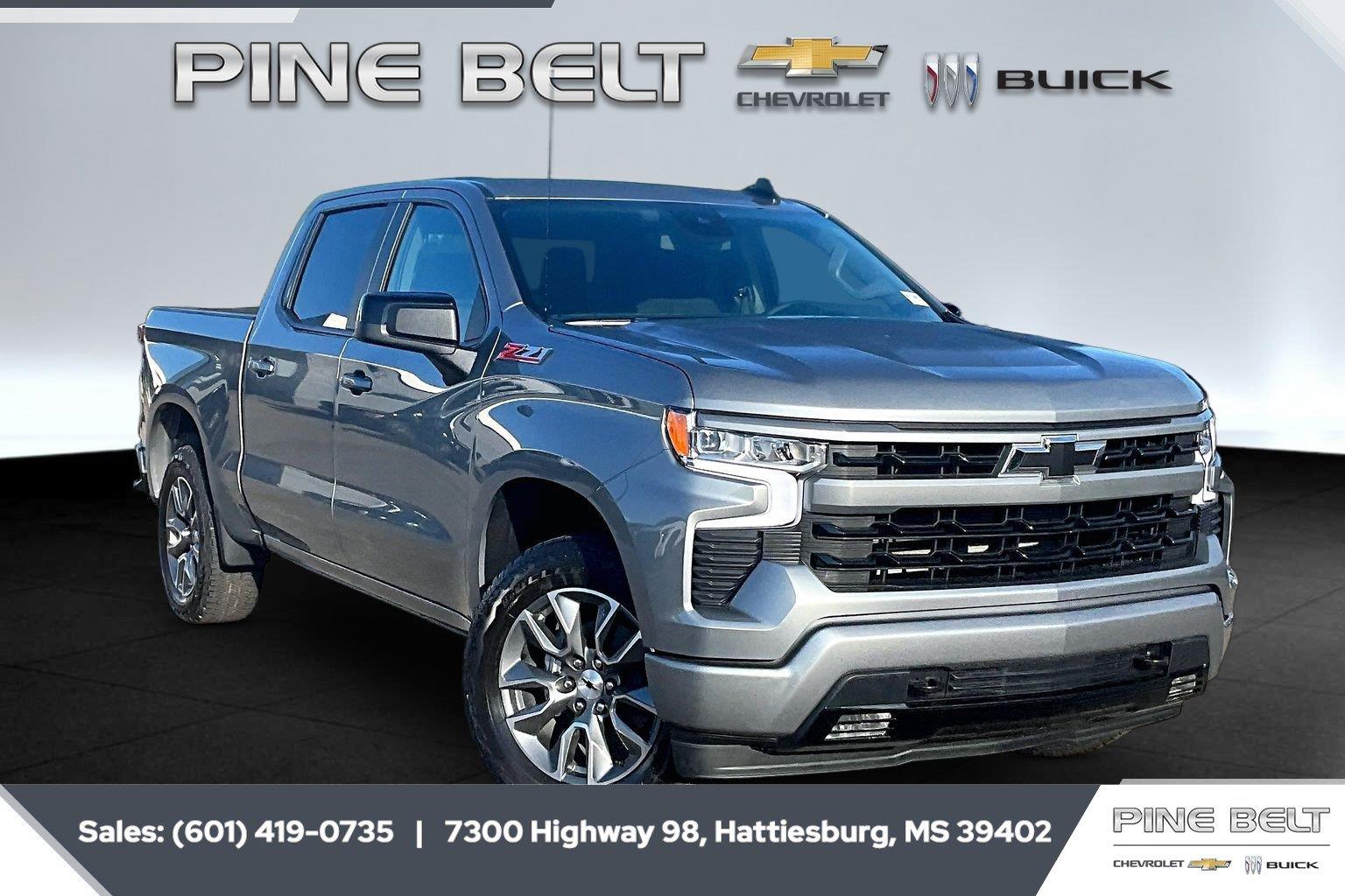 Sterling Gray Metallic 2026 Chevrolet Silverado 1500 Pickup Truck Four-Wheel Drive Automatic