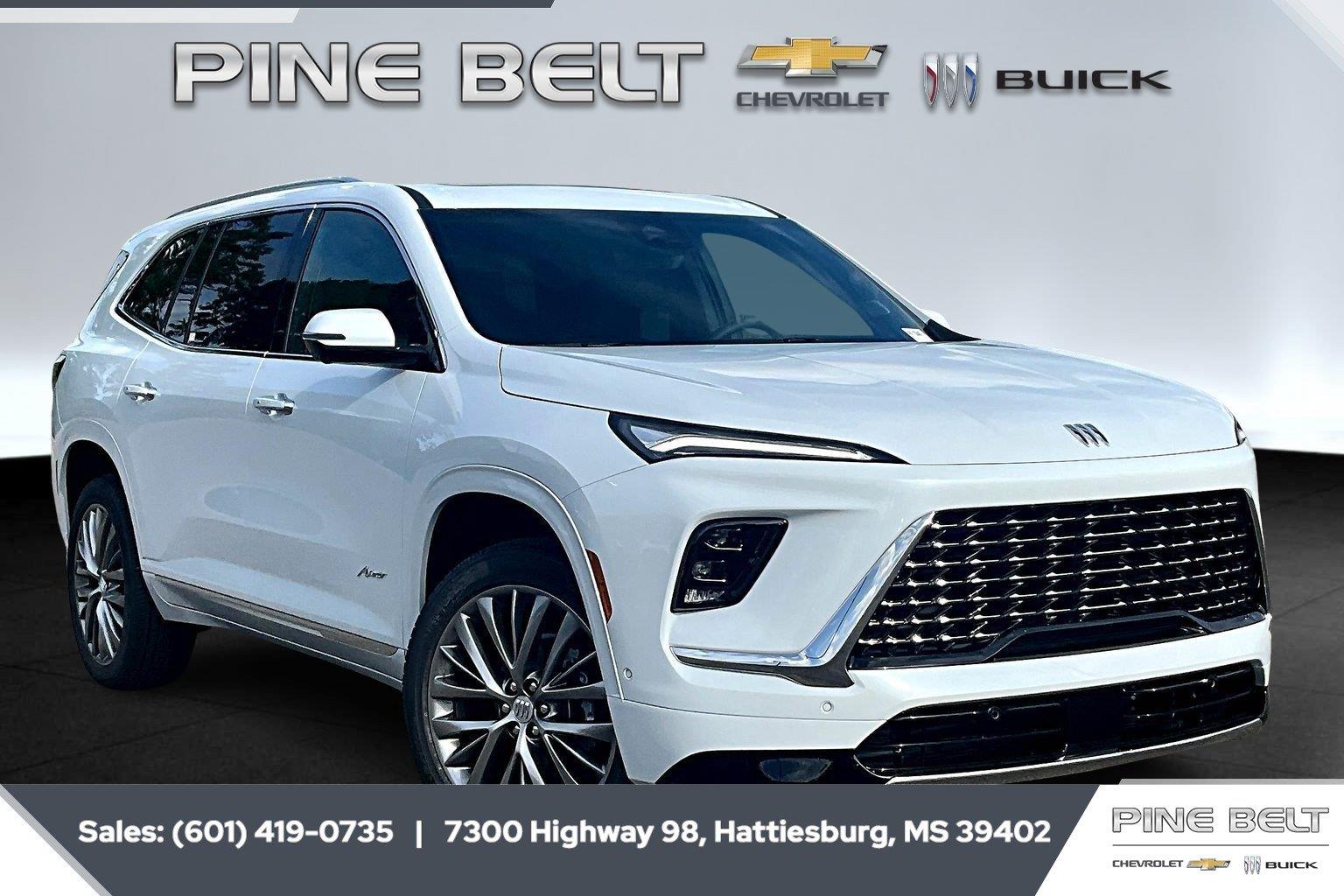 Iridescent White Tricoat 2026 Buick Enclave SUV / Crossover Front-Wheel Drive 8-Speed Automatic