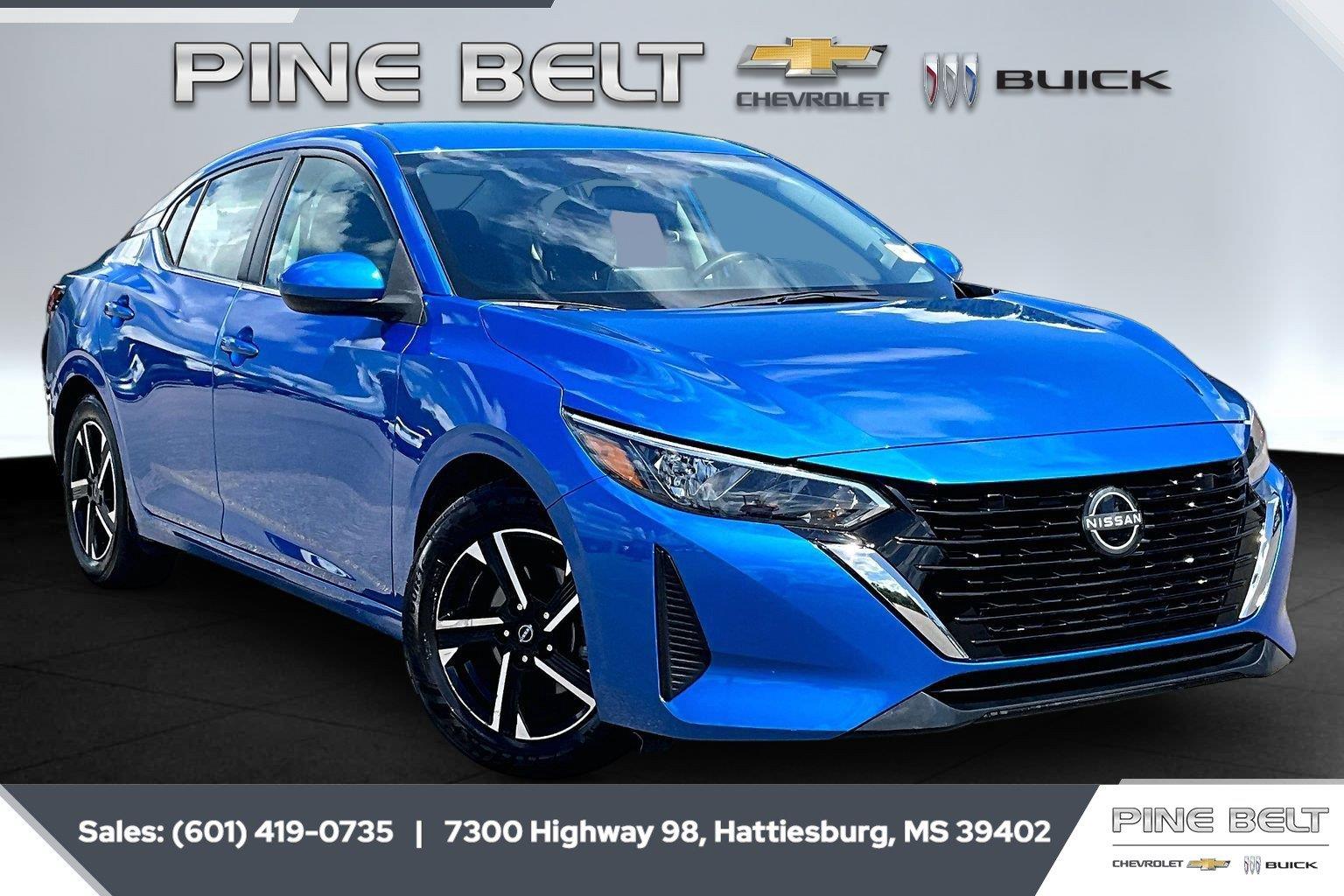 Electric Blue Metallic 2024 Nissan Sentra Sedan Front-Wheel Drive Continuously Variable Transmission