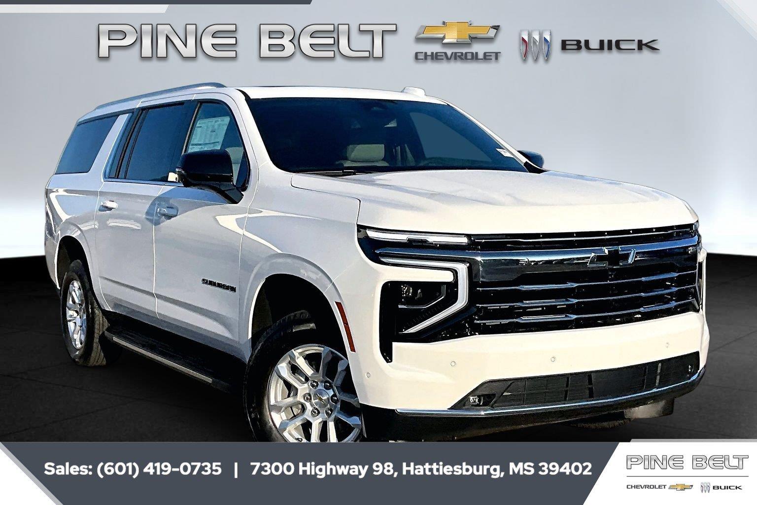 Summit White 2026 Chevrolet Suburban SUV / Crossover 4X2 Automatic