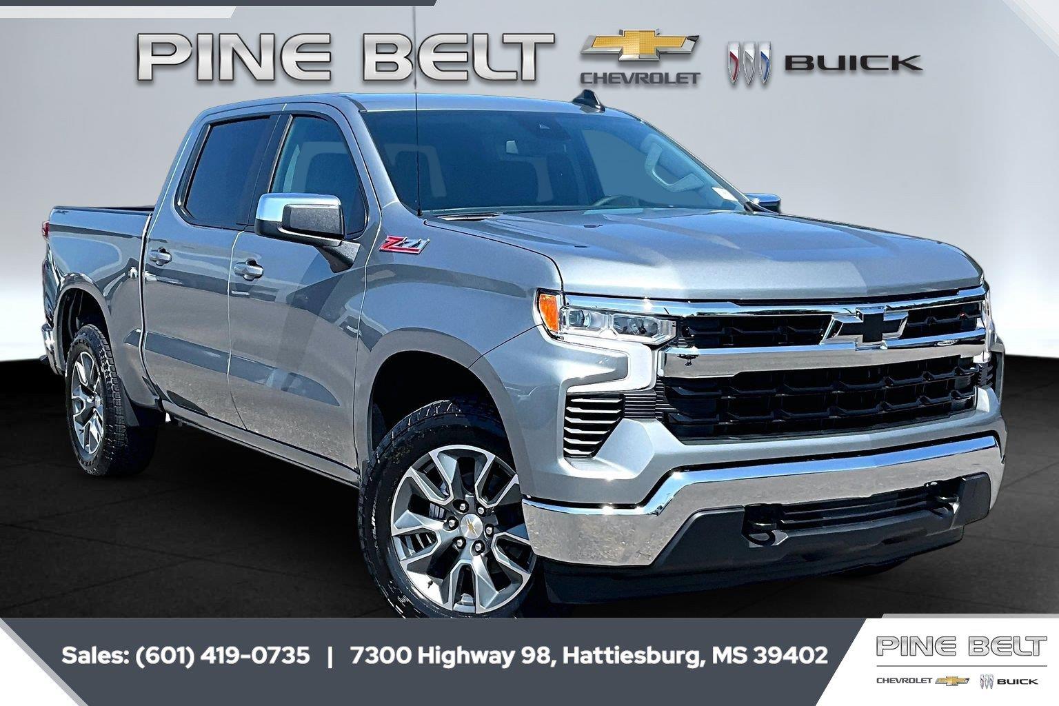 Sterling Gray Metallic 2026 Chevrolet Silverado 1500 Pickup Truck Four-Wheel Drive Automatic