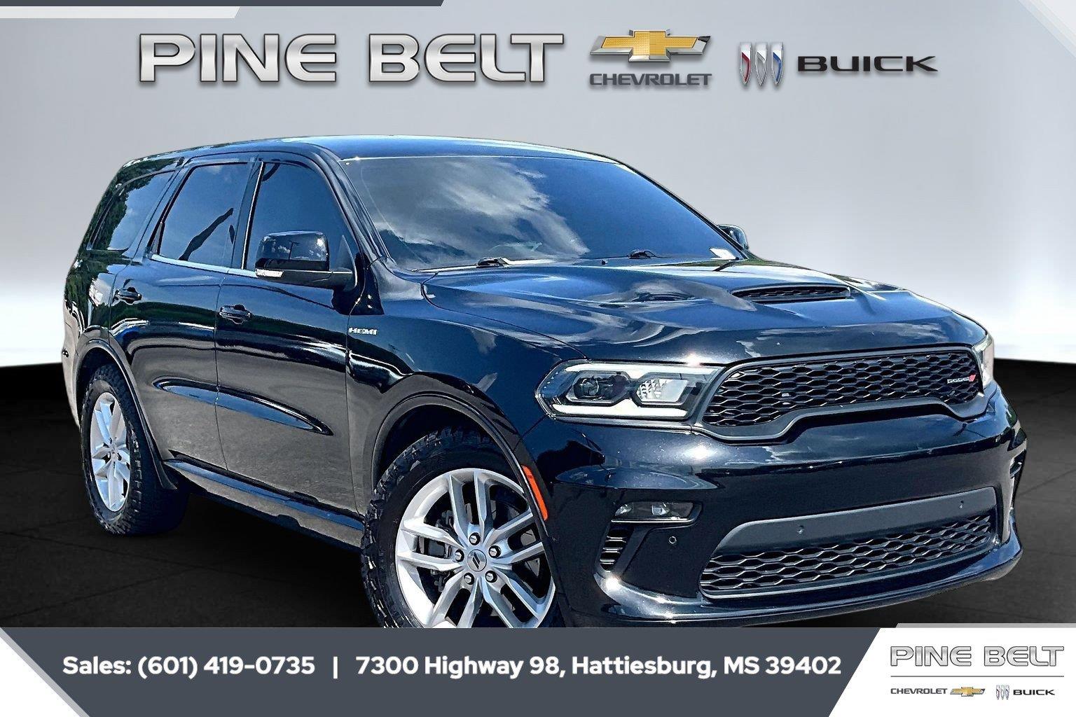 DB Black Clearcoat 2022 Dodge Durango SUV / Crossover Rear-Wheel Drive 8-Speed Automatic