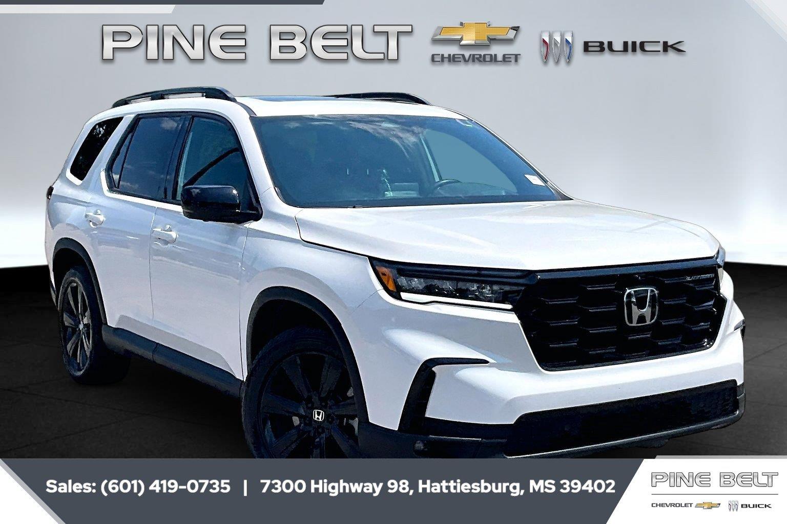 Platinum White Pearl 2025 Honda Pilot SUV / Crossover All-Wheel Drive Automatic