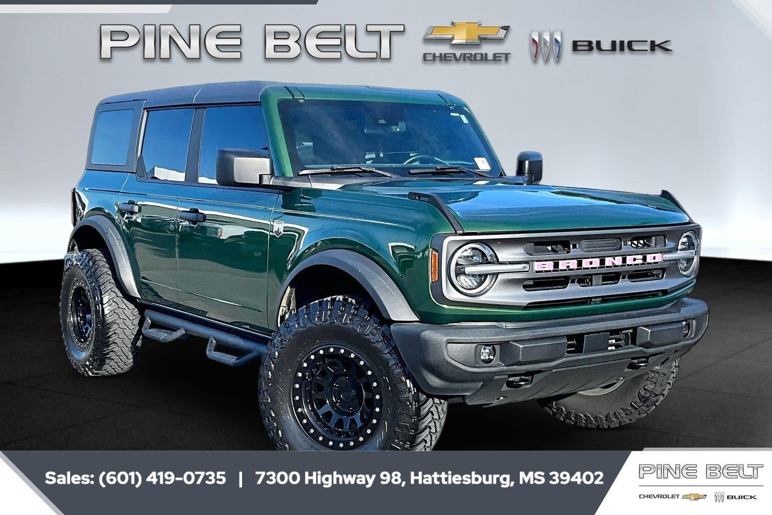 Eruption Green 2022 Ford Bronco SUV / Crossover Four-Wheel Drive Automatic