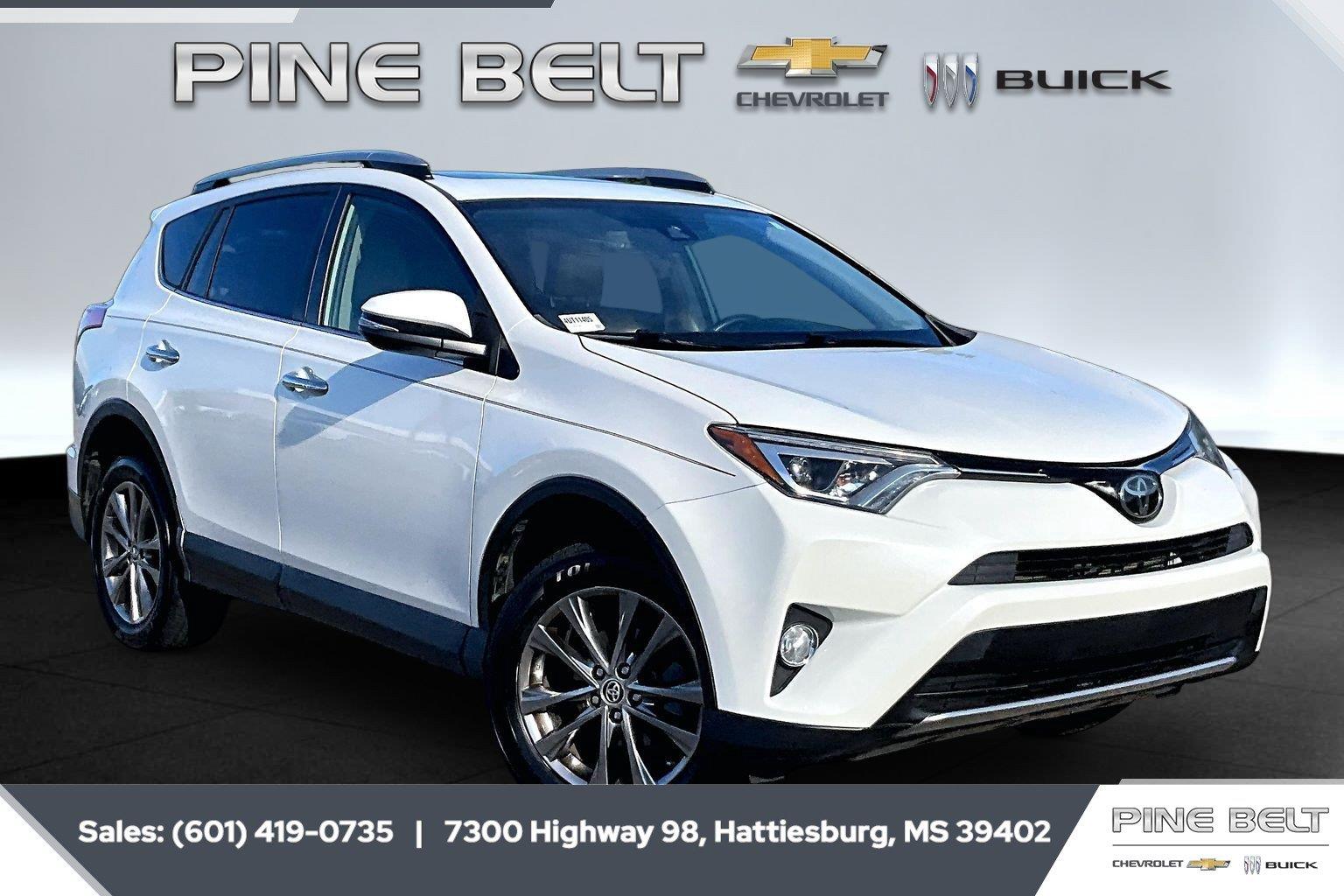 White (Blizzard Pearl) 2018 Toyota RAV4 SUV / Crossover Front-Wheel Drive 6-Speed Automatic