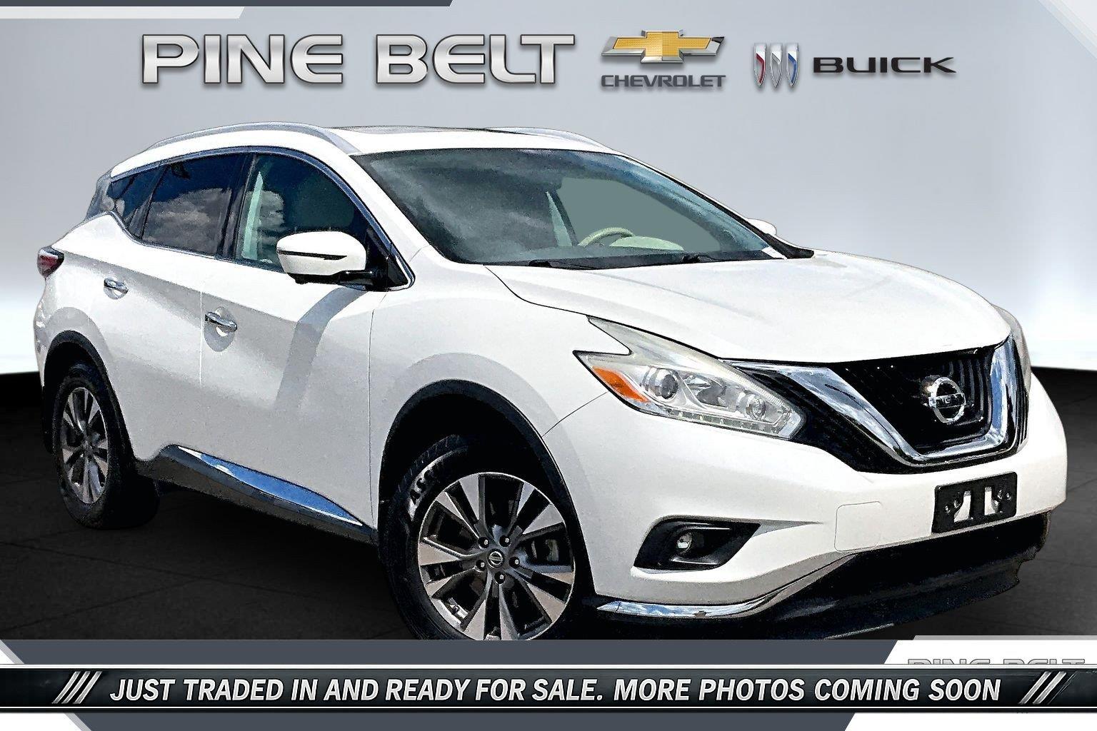 Pearl White 2017 Nissan Murano SUV / Crossover Front-Wheel Drive Continuously Variable Transmission