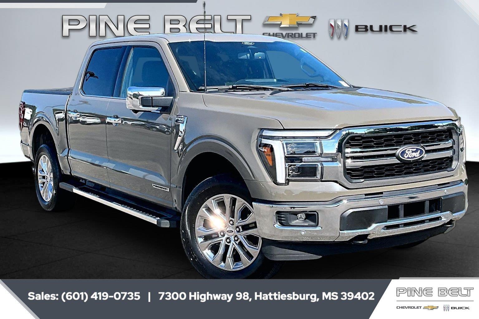 Marsh Gray 2025 Ford F-150 Pickup Truck Four-Wheel Drive Automatic