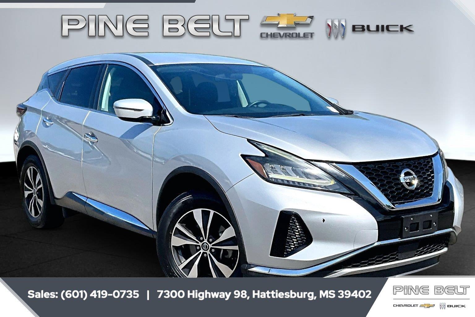 Brilliant Silver Metallic 2019 Nissan Murano SUV / Crossover Front-Wheel Drive Continuously Variable Transmission