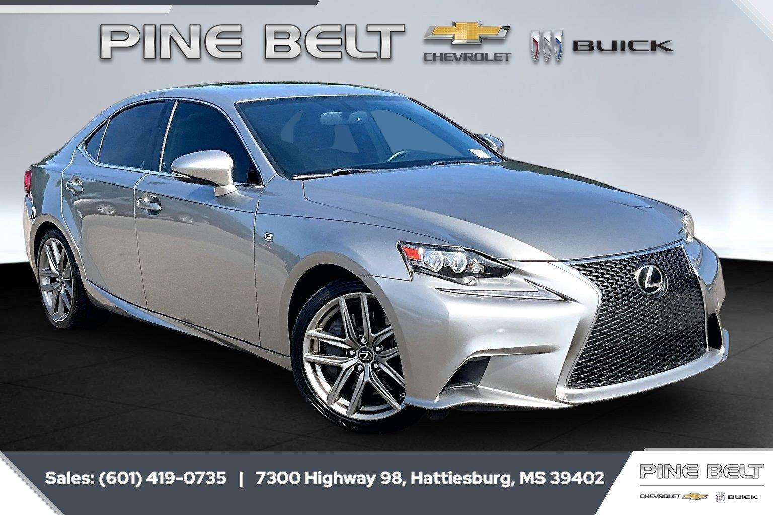 Atomic Silver 2016 Lexus IS Sedan Rear-Wheel Drive Automatic