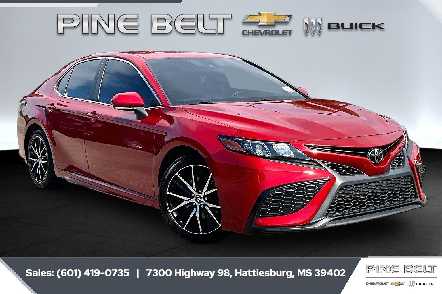 Supersonic Red 2022 Toyota Camry Sedan Front-Wheel Drive Automatic
