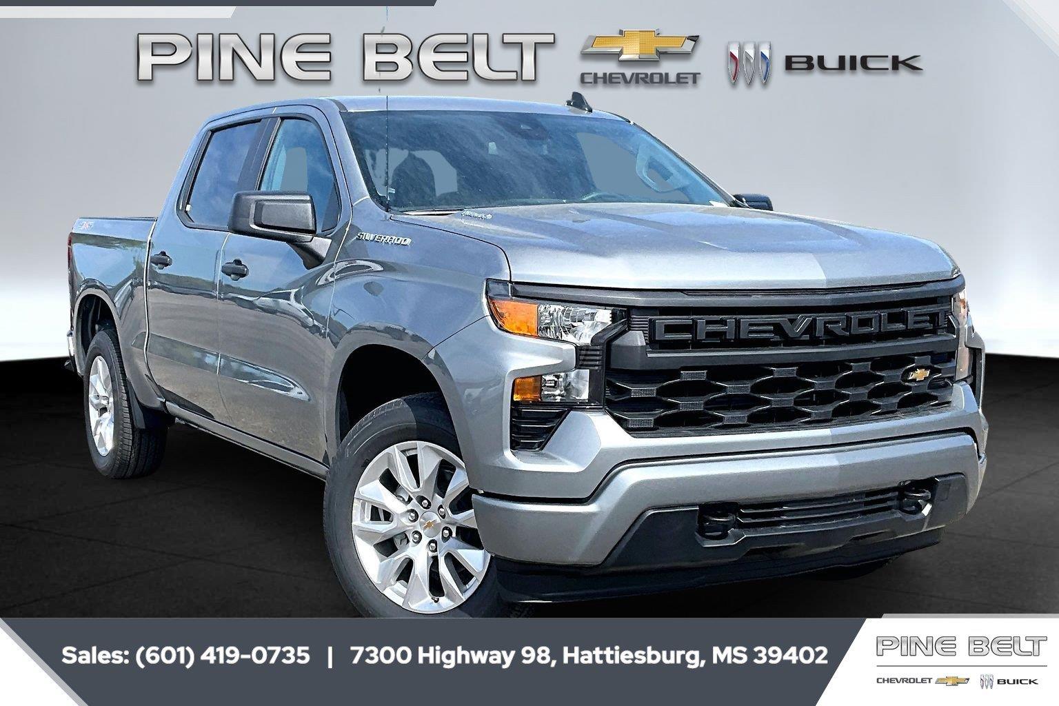 Sterling Gray Metallic 2026 Chevrolet Silverado 1500 Pickup Truck Four-Wheel Drive 8-Speed Automatic