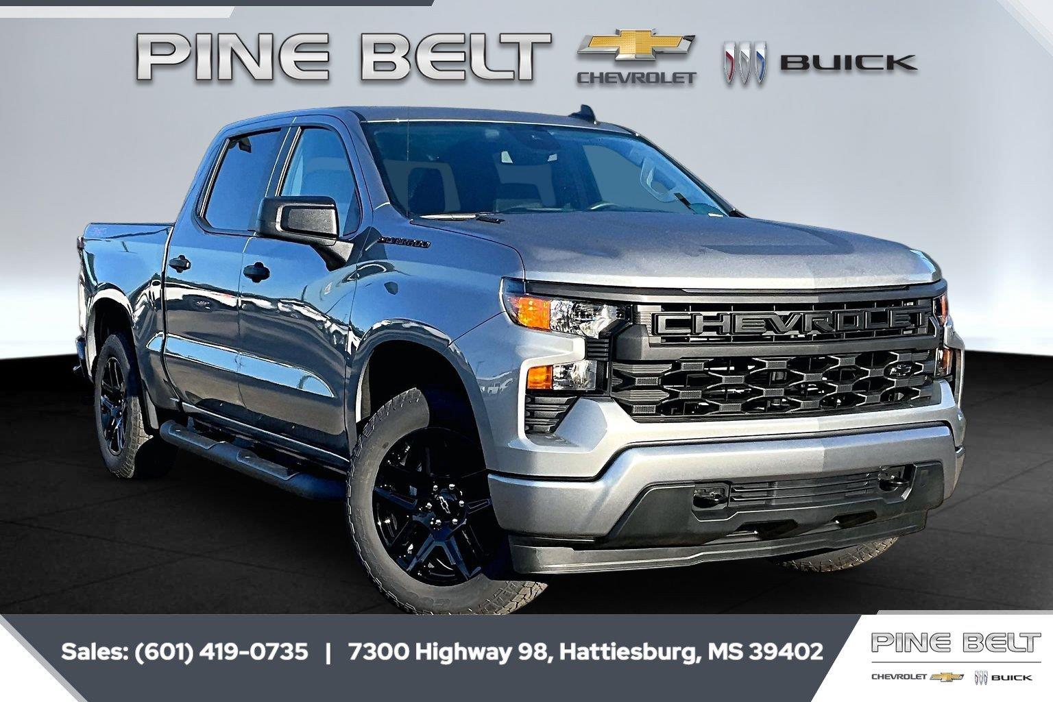 Sterling Gray Metallic 2026 Chevrolet Silverado 1500 Pickup Truck Four-Wheel Drive 8-Speed Automatic