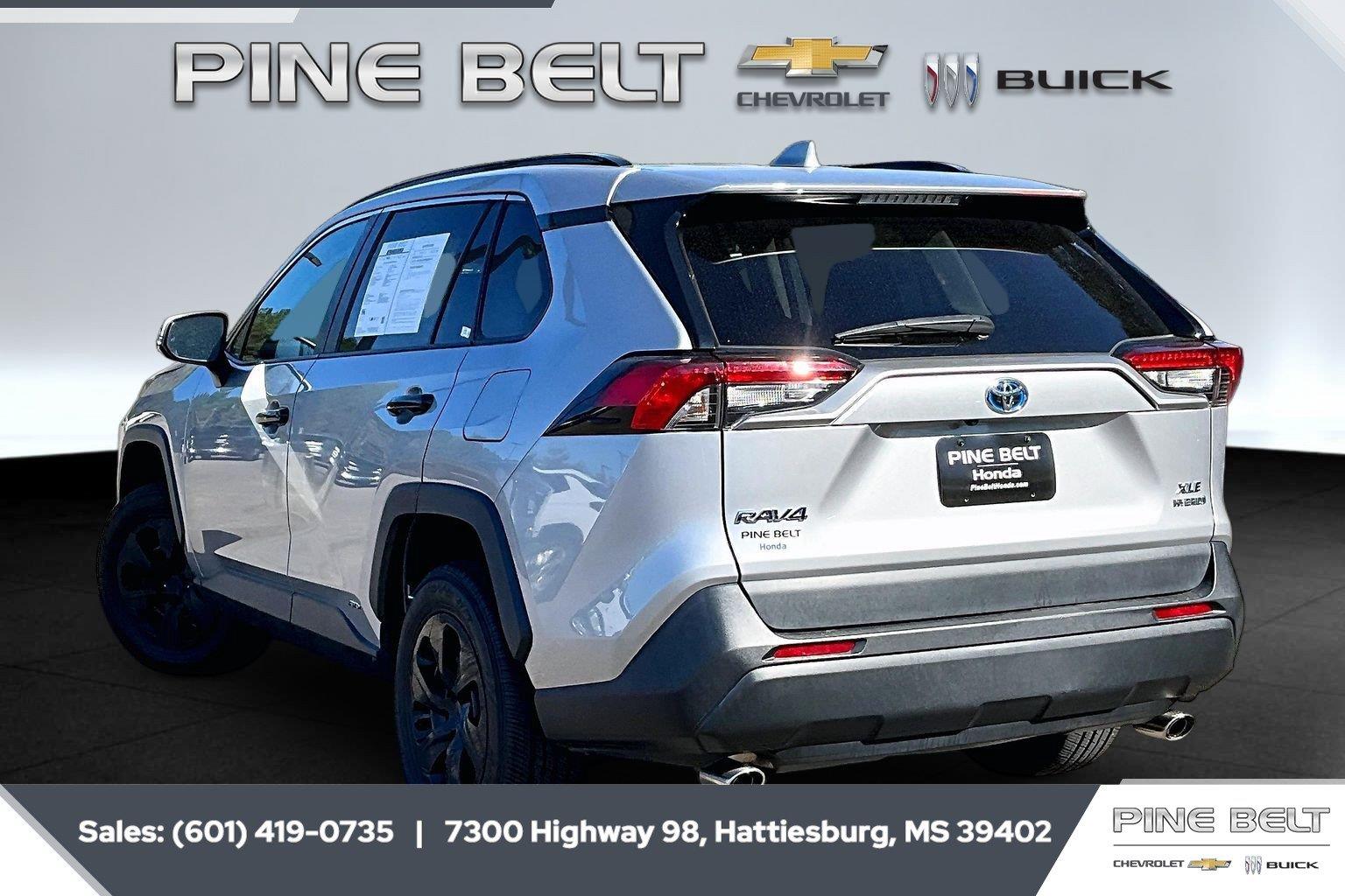 Silver Sky Metallic 2024 Toyota RAV4 Hybrid SUV / Crossover All-Wheel Drive Continuously Variable Transmission