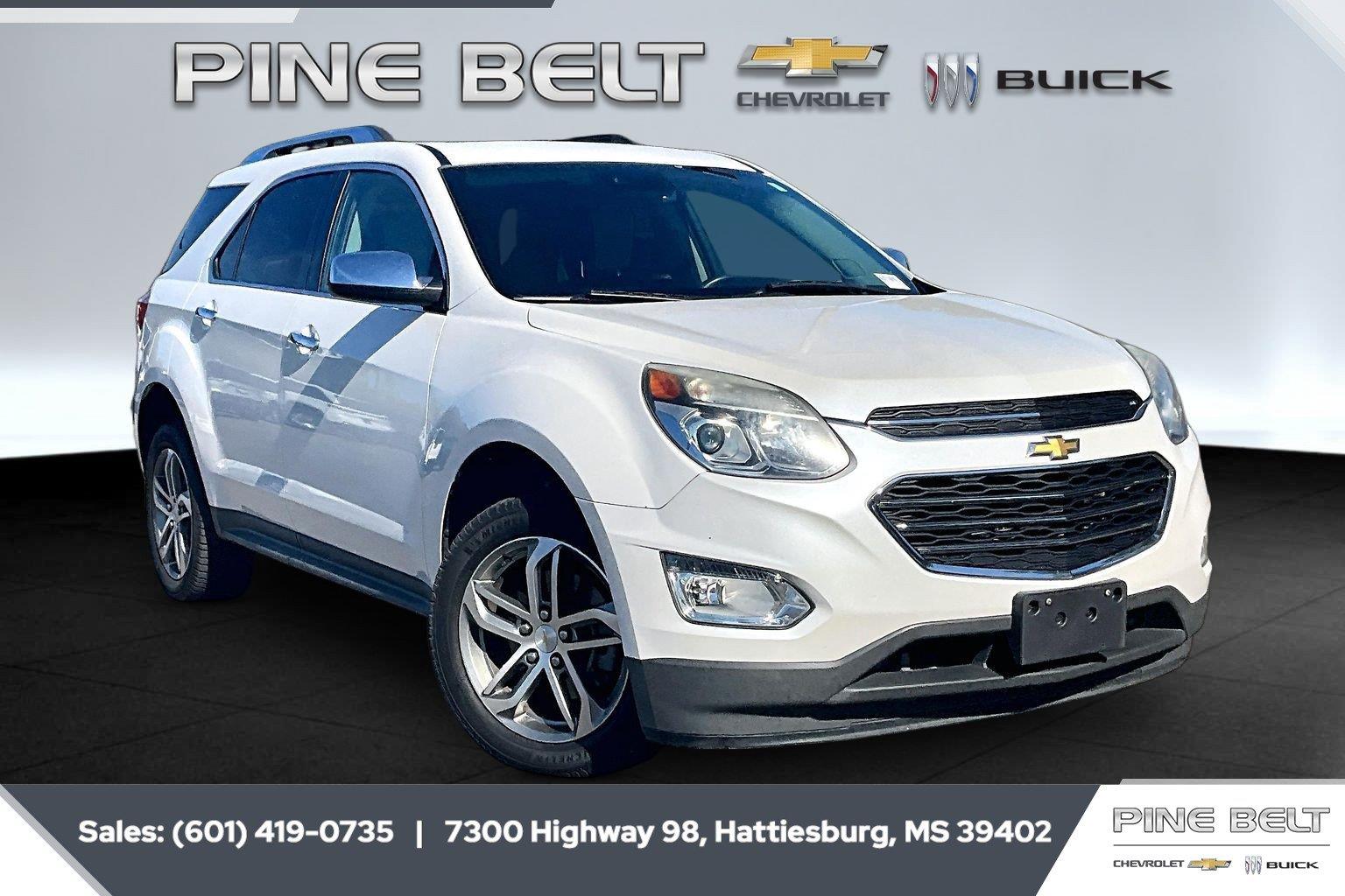 White (Iridescent Pearl Tricoat) 2017 Chevrolet Equinox SUV / Crossover Front-Wheel Drive 6-Speed Automatic Overdrive