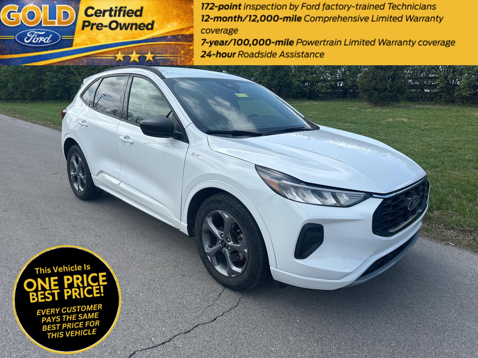 Oxford White 2023 Ford Escape ST-Line FWD SUV / Crossover Front-Wheel Drive 8-Speed Automatic