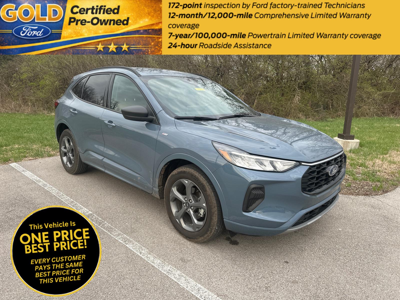 Vapor Blue Metallic 2024 Ford Escape ST-Line AWD SUV / Crossover All-Wheel Drive 8-Speed Automatic