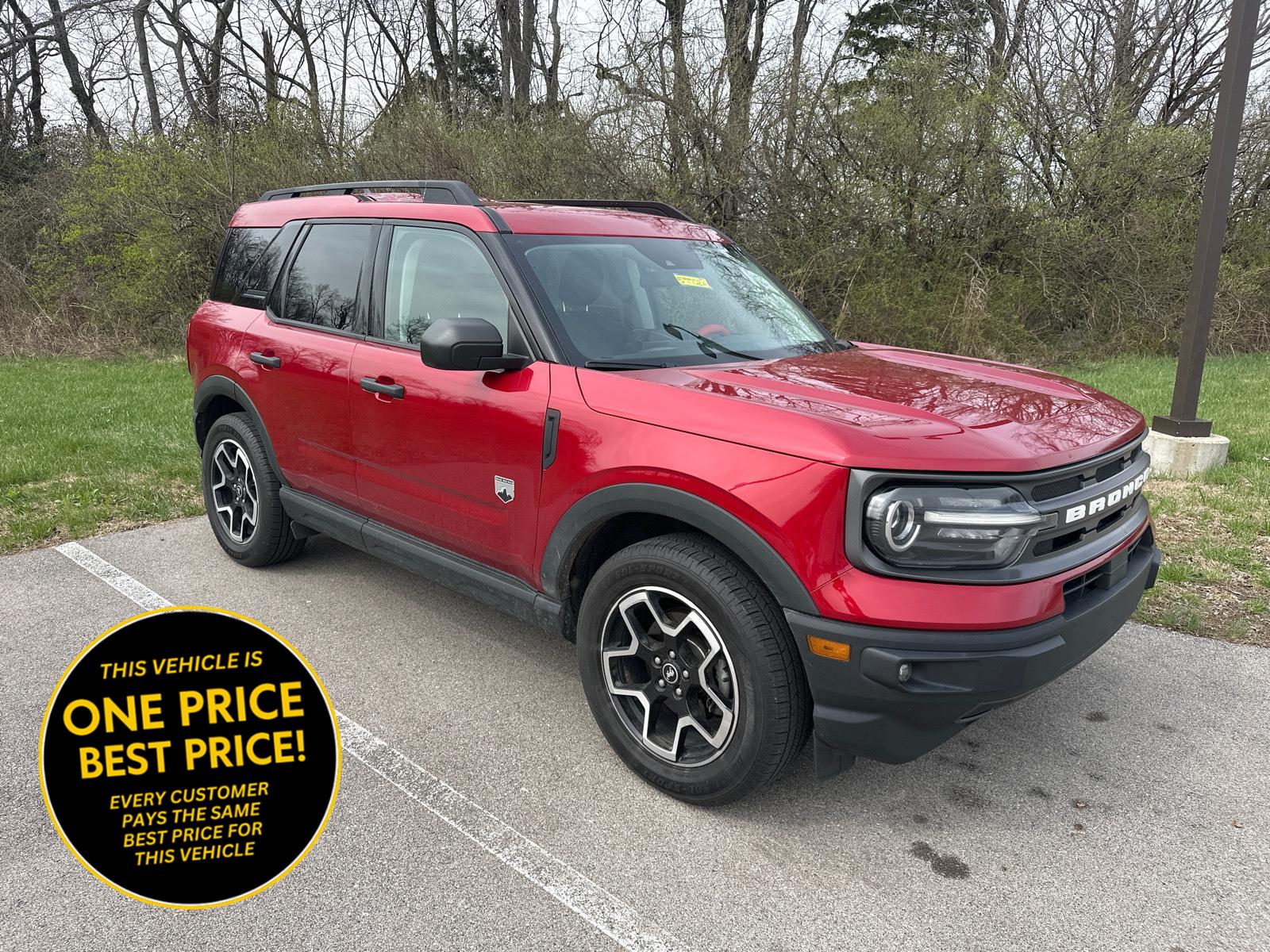 Rapid Red Metallic Tinted Clearcoat 2021 Ford Bronco Sport Big Bend AWD SUV / Crossover All-Wheel Drive 8-Speed Automatic