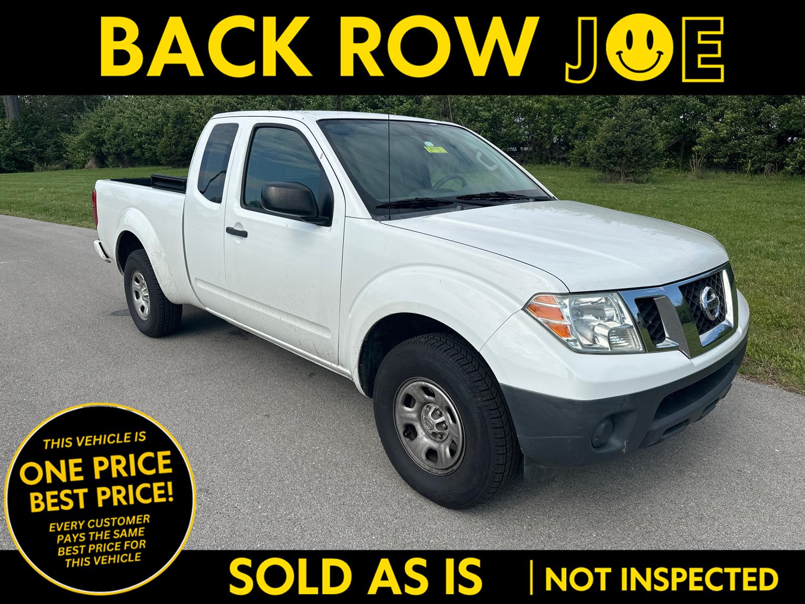 Glacier White 2017 Nissan Frontier S King Cab Pickup Truck 4X2 Automatic