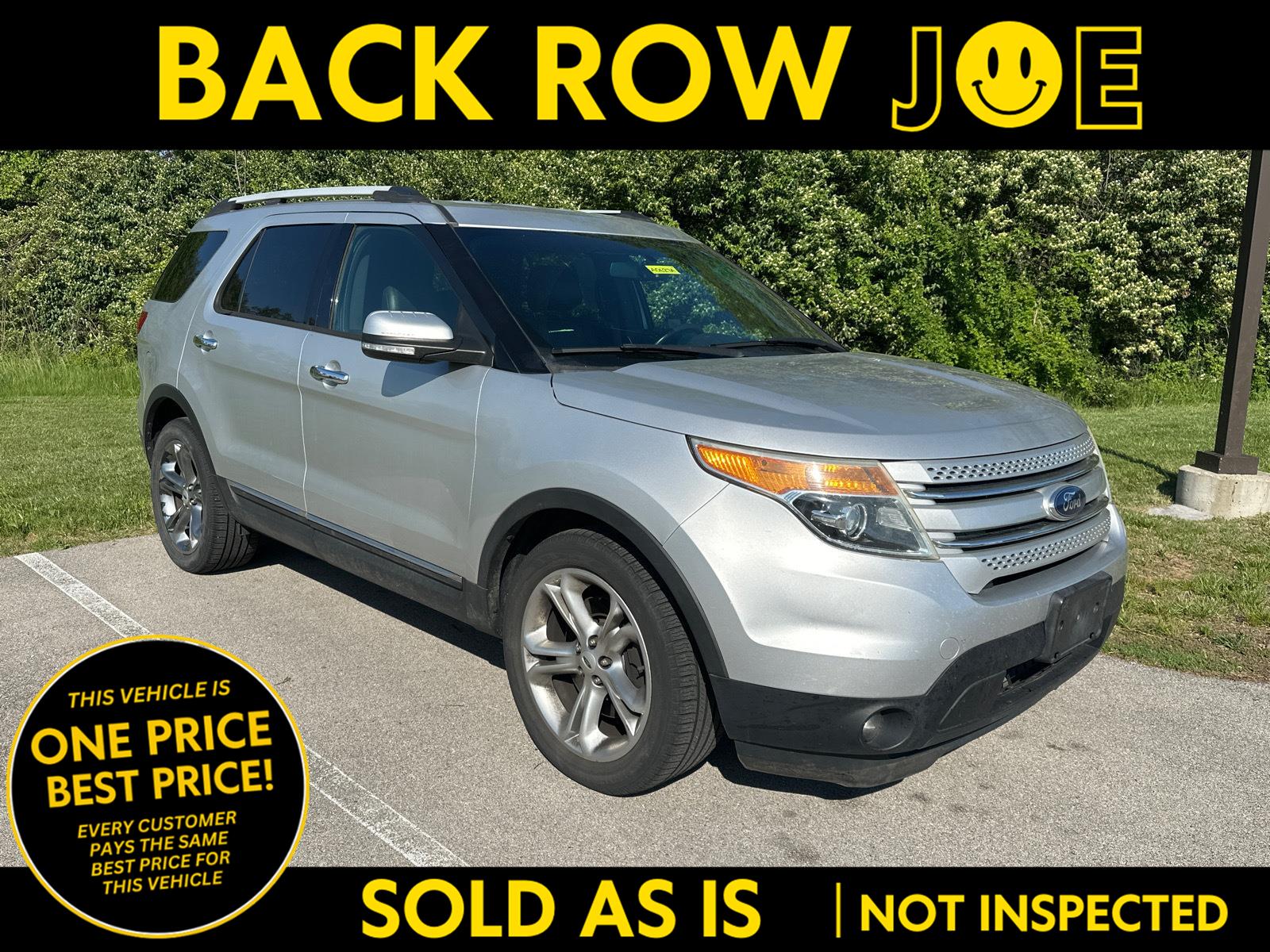 Ingot Silver Metallic 2015 Ford Explorer Limited SUV / Crossover Front-Wheel Drive 6-Speed Automatic