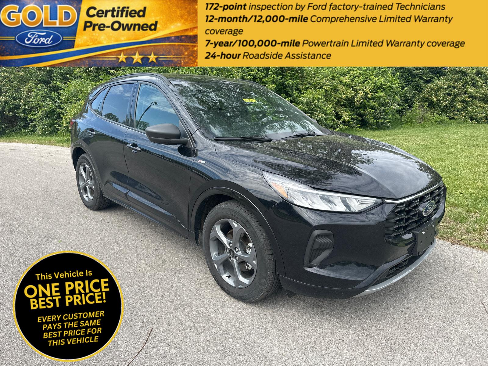 Agate Black 2023 Ford Escape ST-Line FWD SUV / Crossover Front-Wheel Drive 8-Speed Automatic