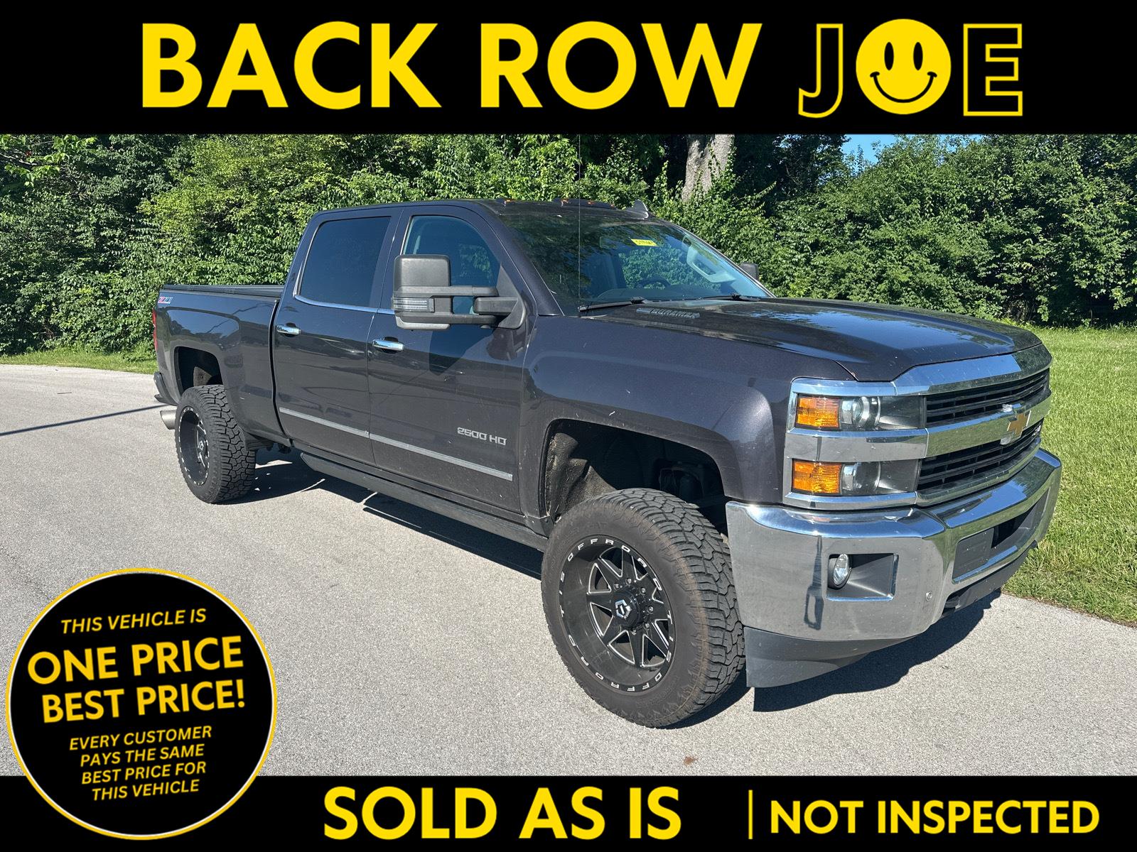 Gray (Tungsten Metallic) 2016 Chevrolet Silverado 2500HD Pickup Truck Four-Wheel Drive 6-Speed Automatic