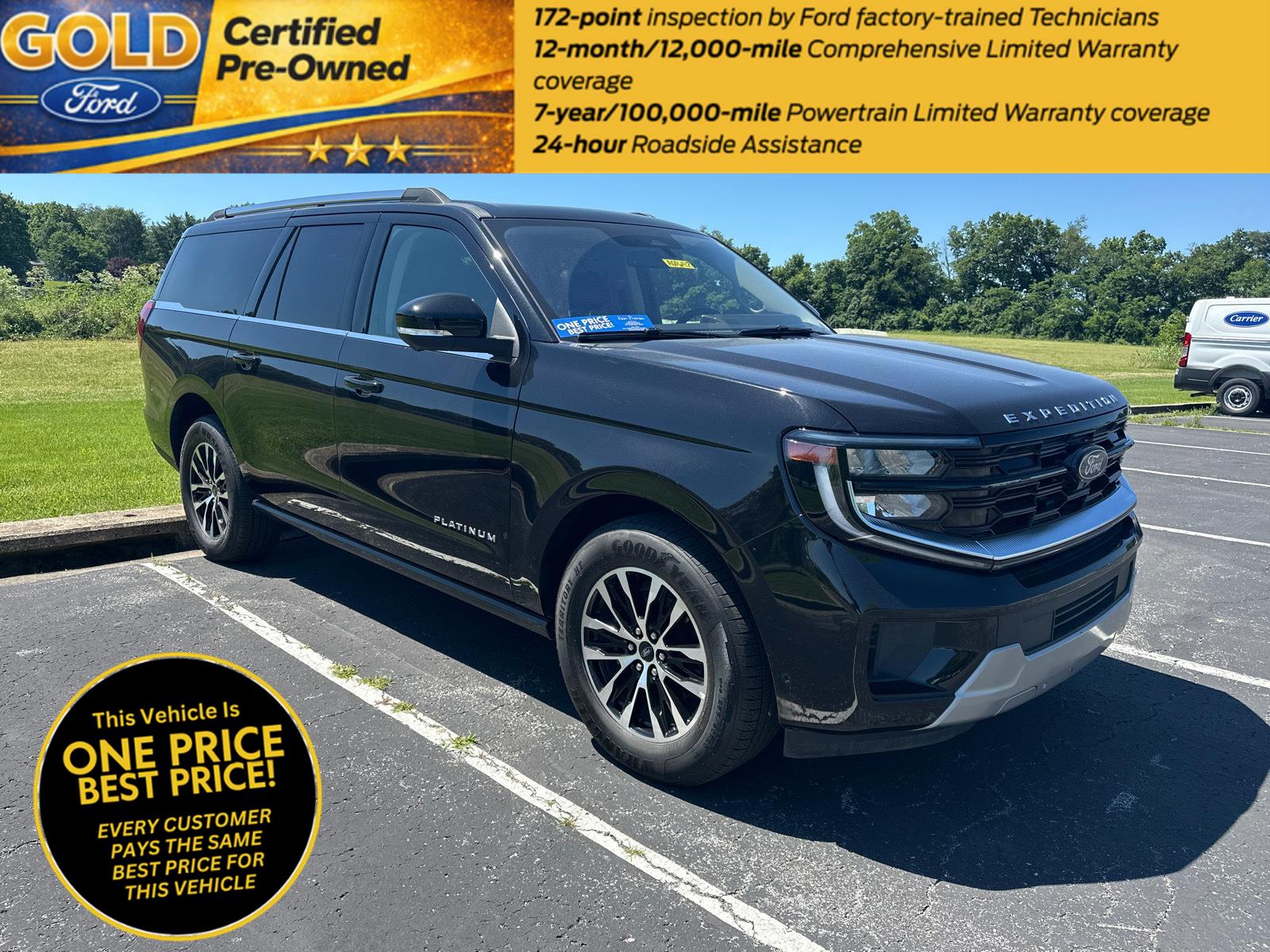Agate Black Metallic 2025 Ford Expedition SUV / Crossover Four-Wheel Drive Automatic