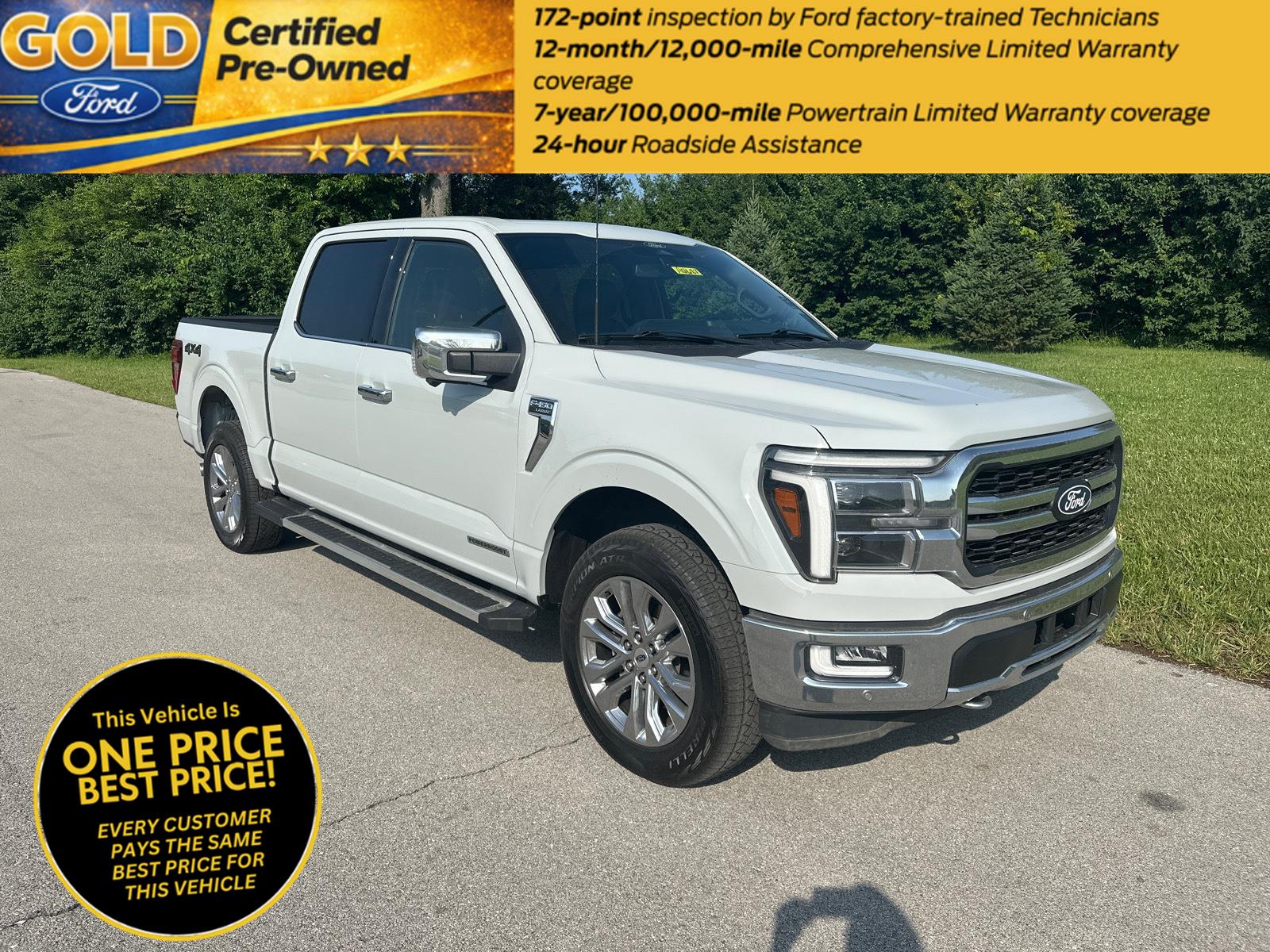 Avalanche Gray 2024 Ford F-150 Pickup Truck Four-Wheel Drive Automatic