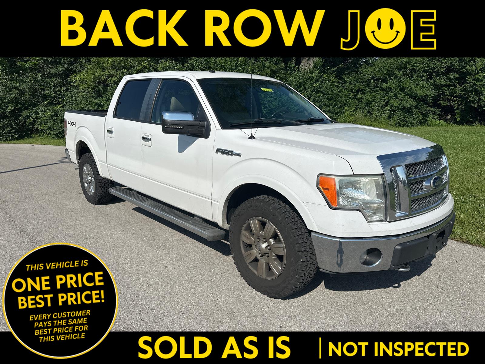 Oxford White 2010 Ford F-150 Pickup Truck Four-Wheel Drive 6-Speed Automatic Overdrive