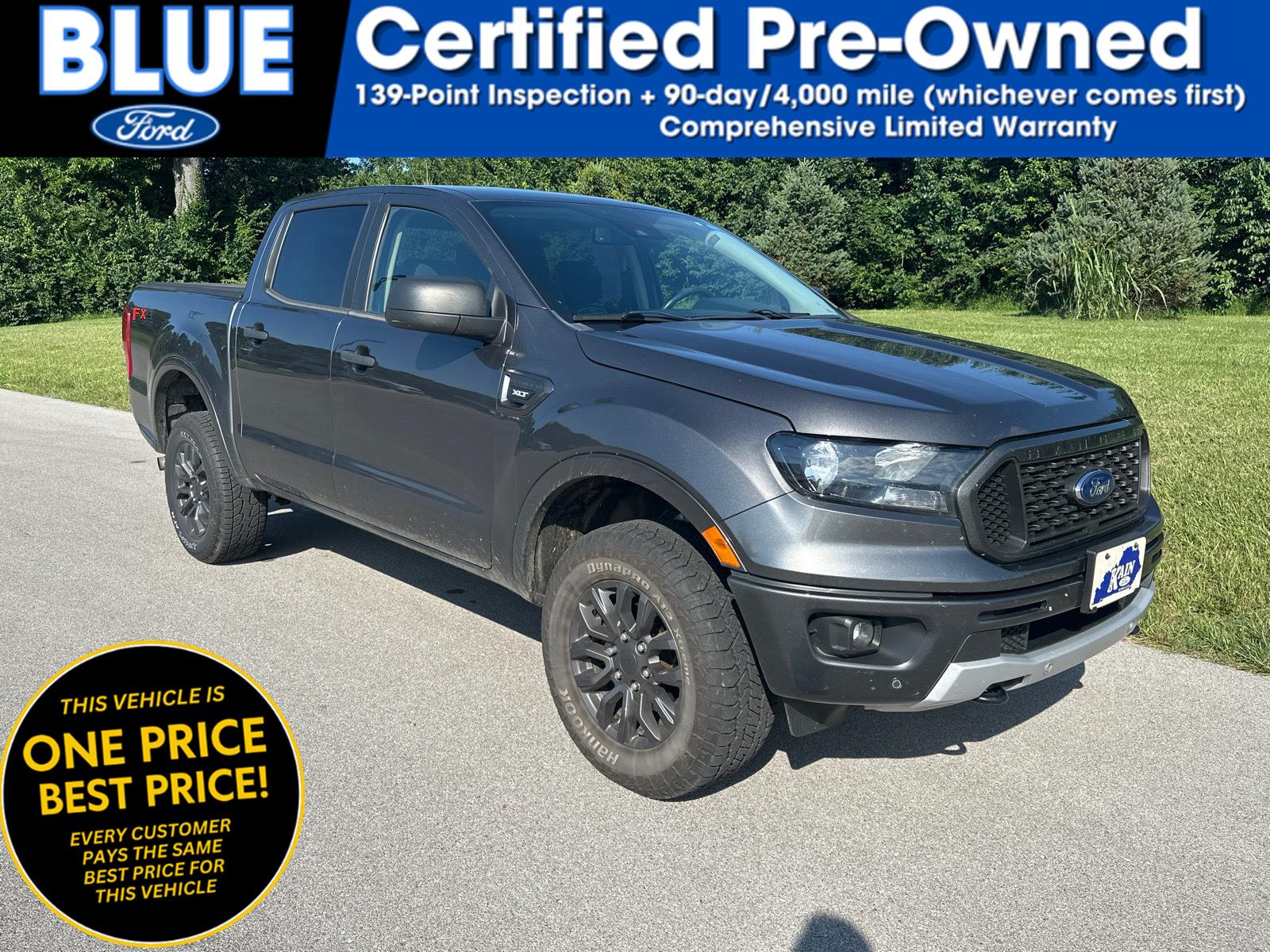 Gray (Magnetic) 2019 Ford Ranger Pickup Truck Four-Wheel Drive Automatic