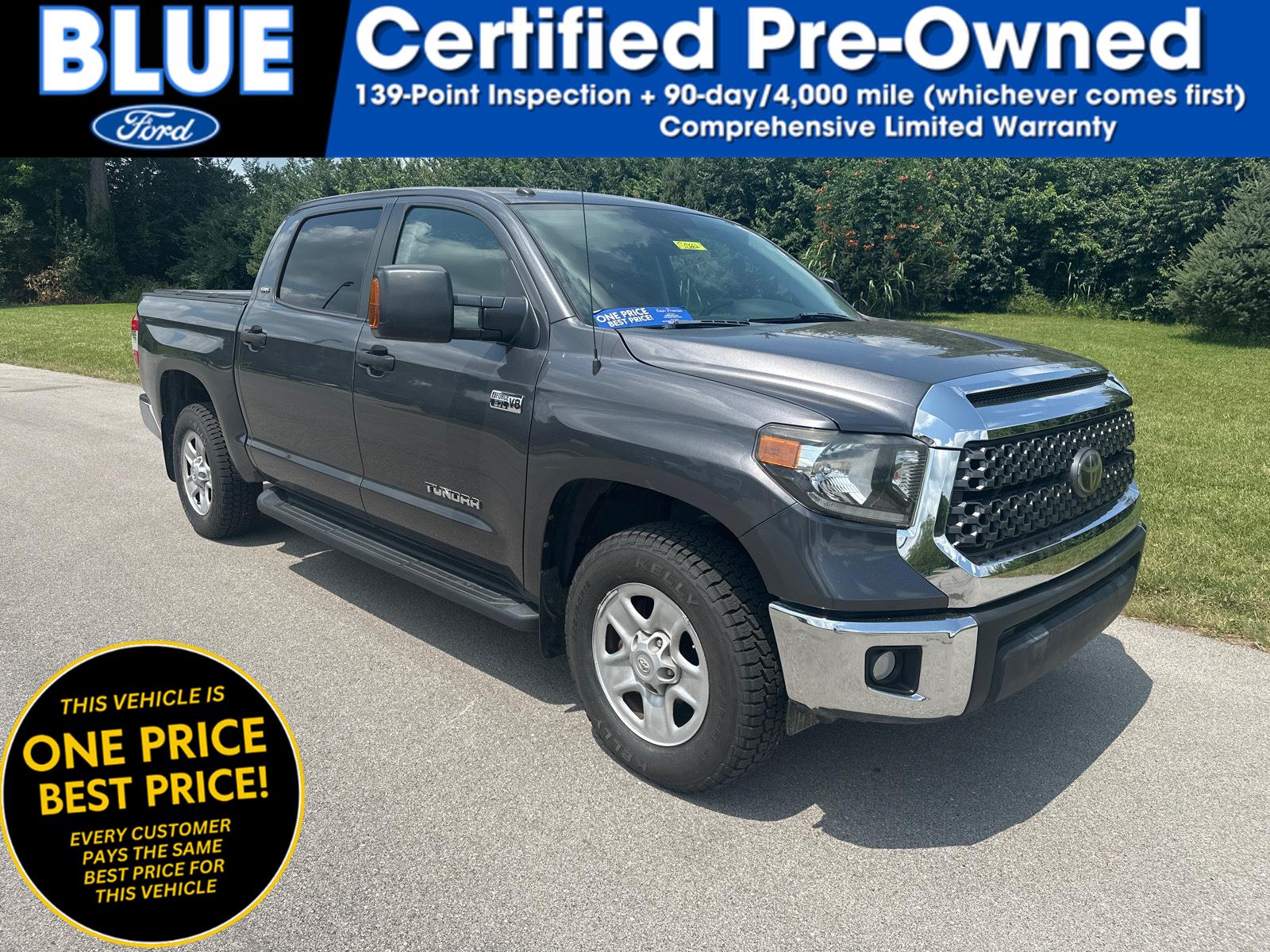 Magnetic Gray Metallic 2019 Toyota Tundra Pickup Truck Four-Wheel Drive Automatic