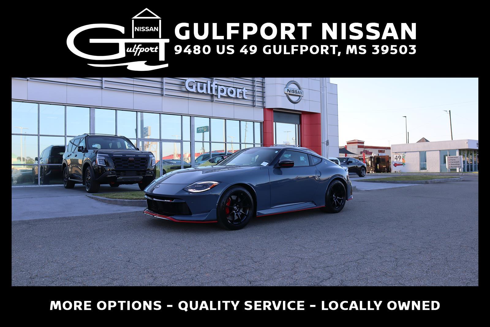 Stealth Gray/Super Black 2025 Nissan Z NISMO RWD Coupe Rear-Wheel Drive Automatic