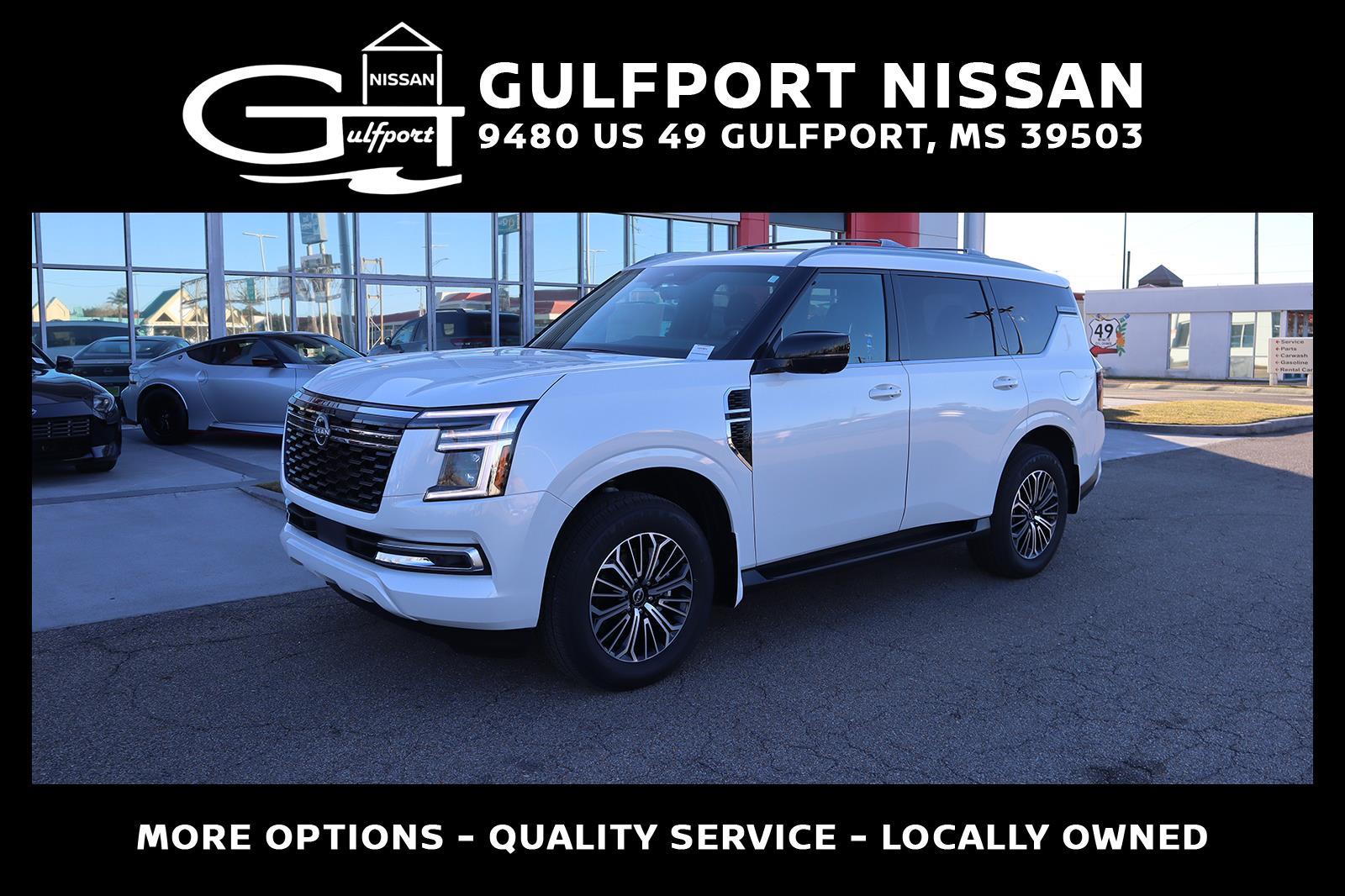 Aspen White Tricoat 2026 Nissan Armada Platinum RWD SUV / Crossover 4X2 Automatic