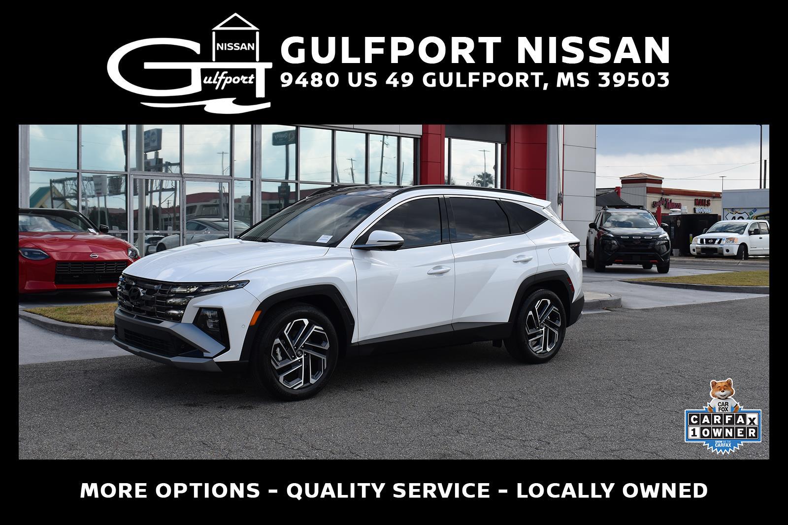 Serenity White Pearl 2025 Hyundai Tucson Limited FWD SUV / Crossover Front-Wheel Drive Automatic