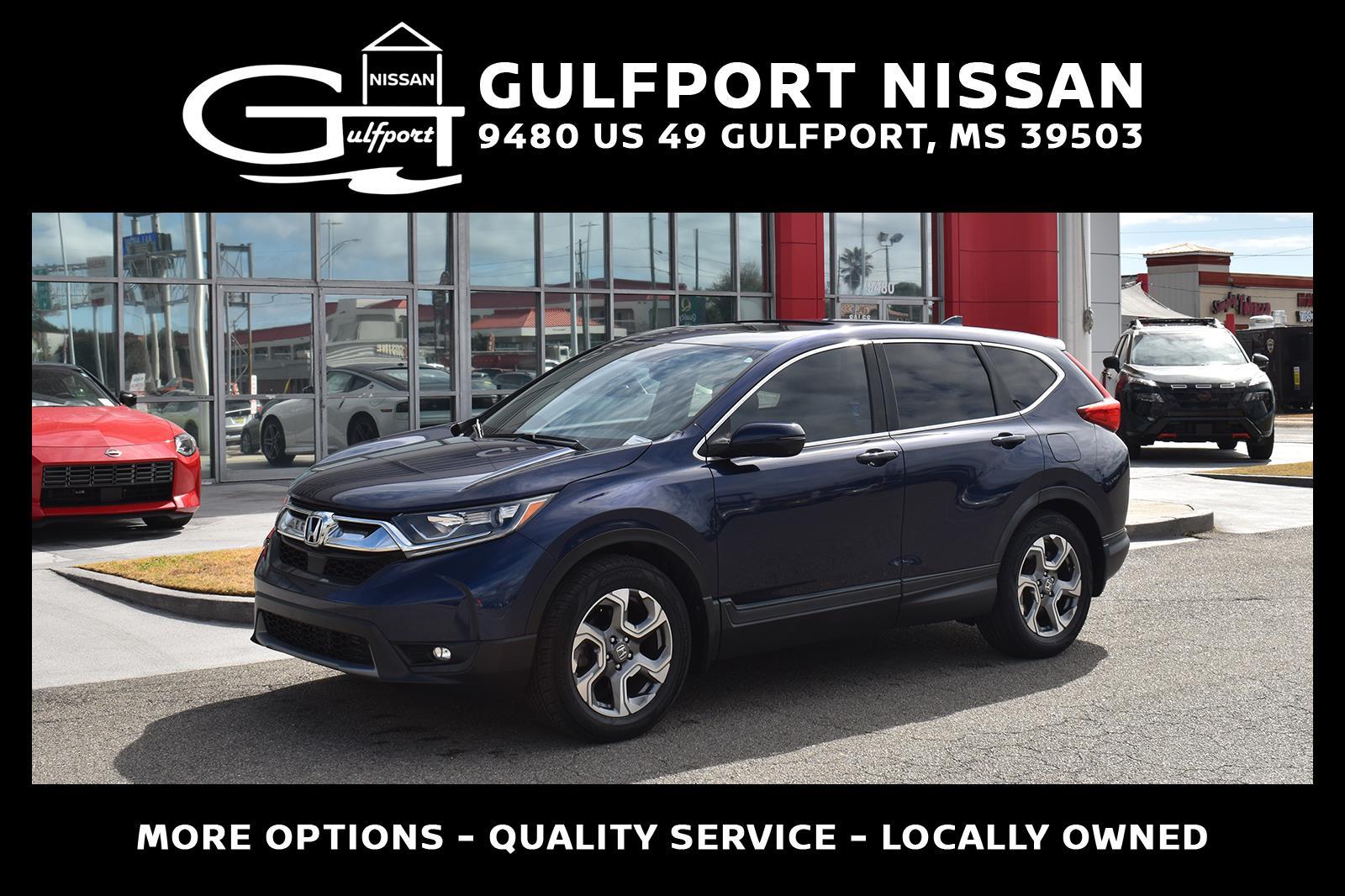 Black (Obsidian Blue Pearl) 2019 Honda CR-V EX-L FWD SUV / Crossover Front-Wheel Drive Continuously Variable Transmission