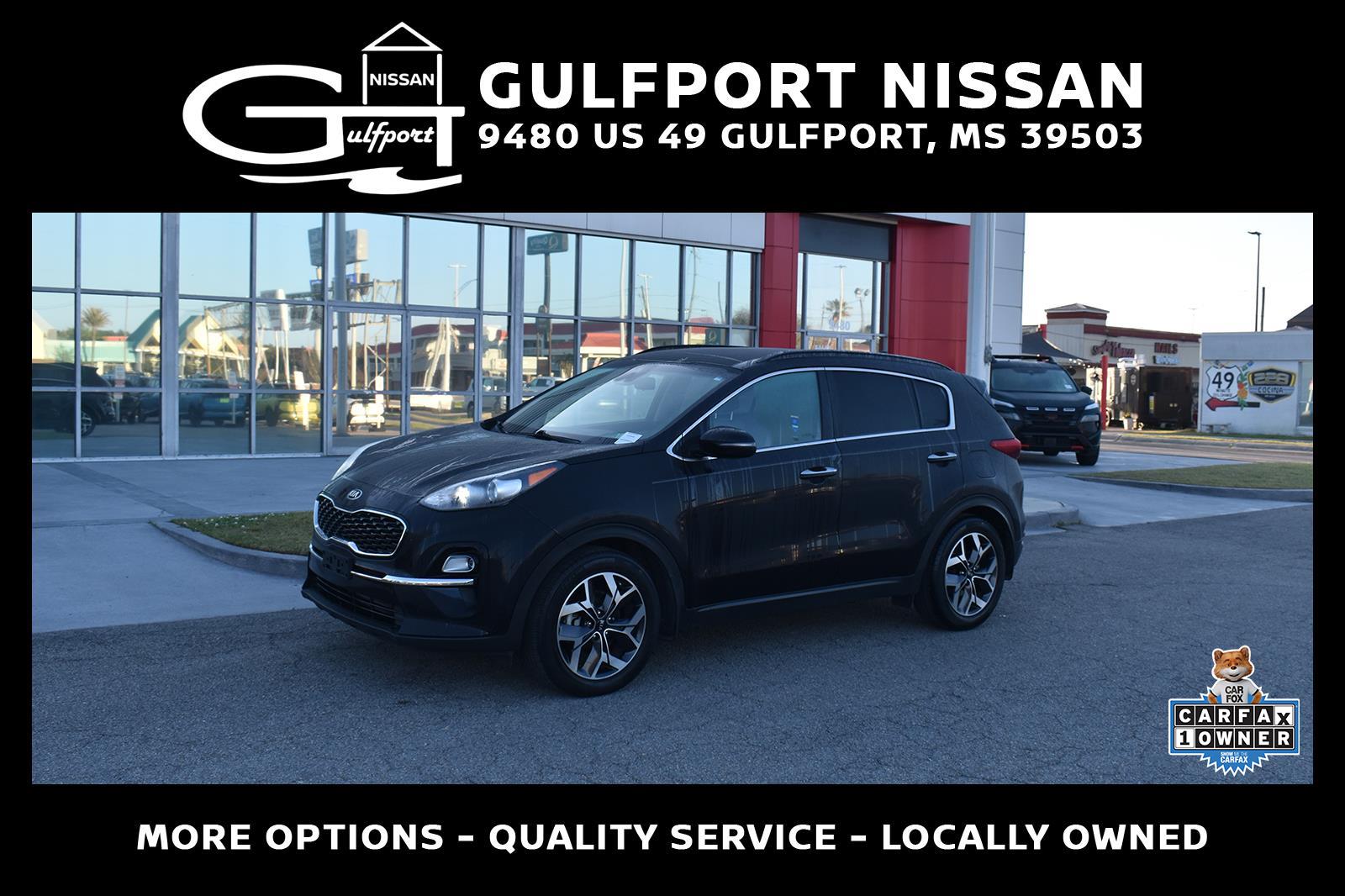 Black Cherry 2022 Kia Sportage EX FWD SUV / Crossover Front-Wheel Drive Automatic