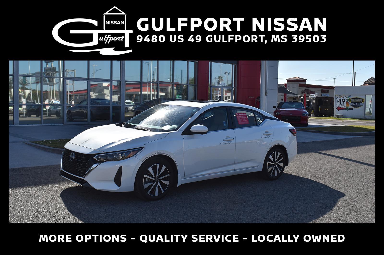 Aspen White Tricoat 2025 Nissan Sentra SV FWD Sedan Front-Wheel Drive Continuously Variable Transmission